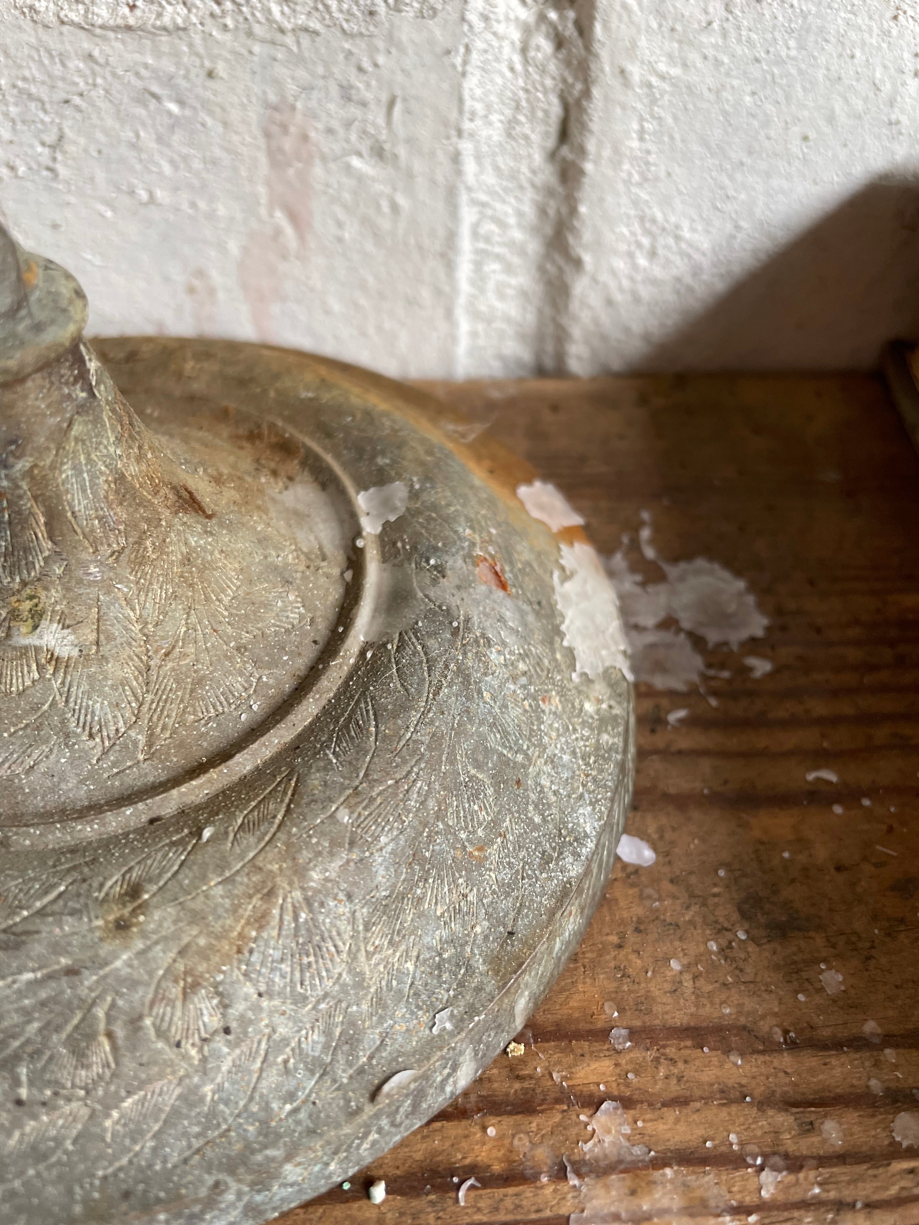 Rustic Iron Candlestick