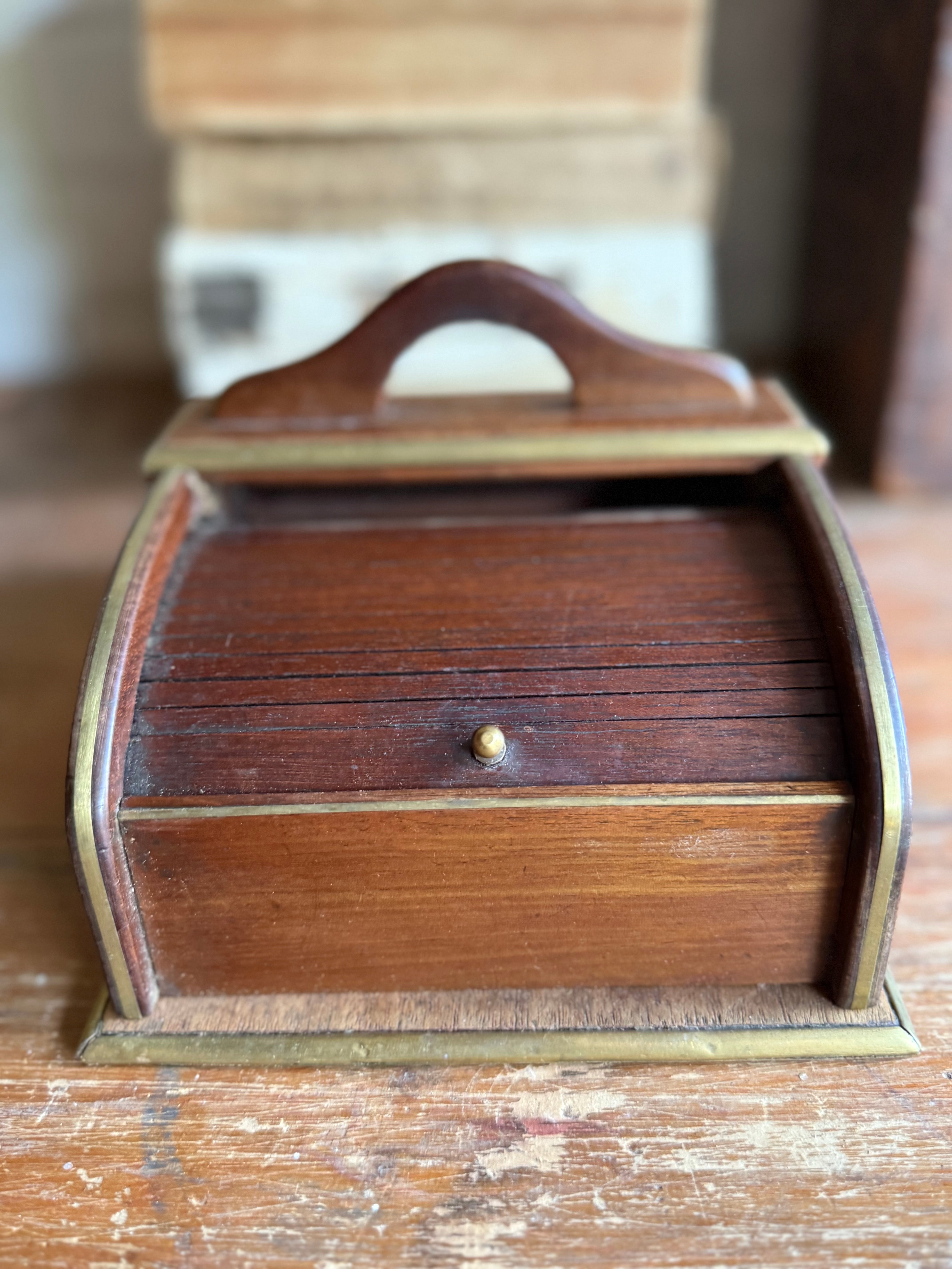 1920s Tambour Double-Sided Storage Case
