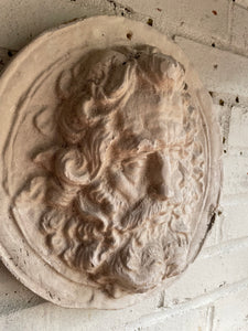 Old Plaster Relief of Zeus