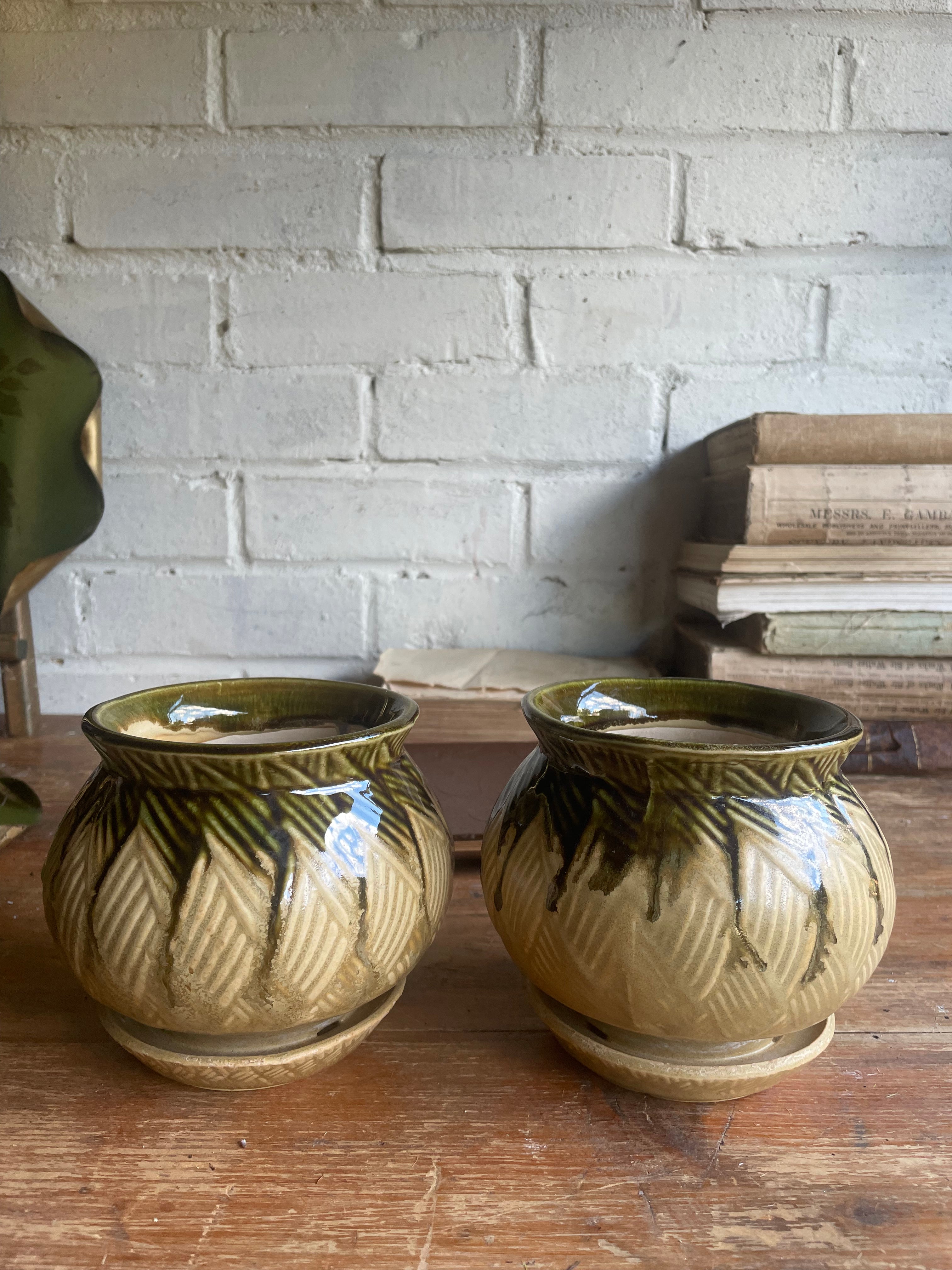 Edwardian Plant Pot with Drainage Saucer