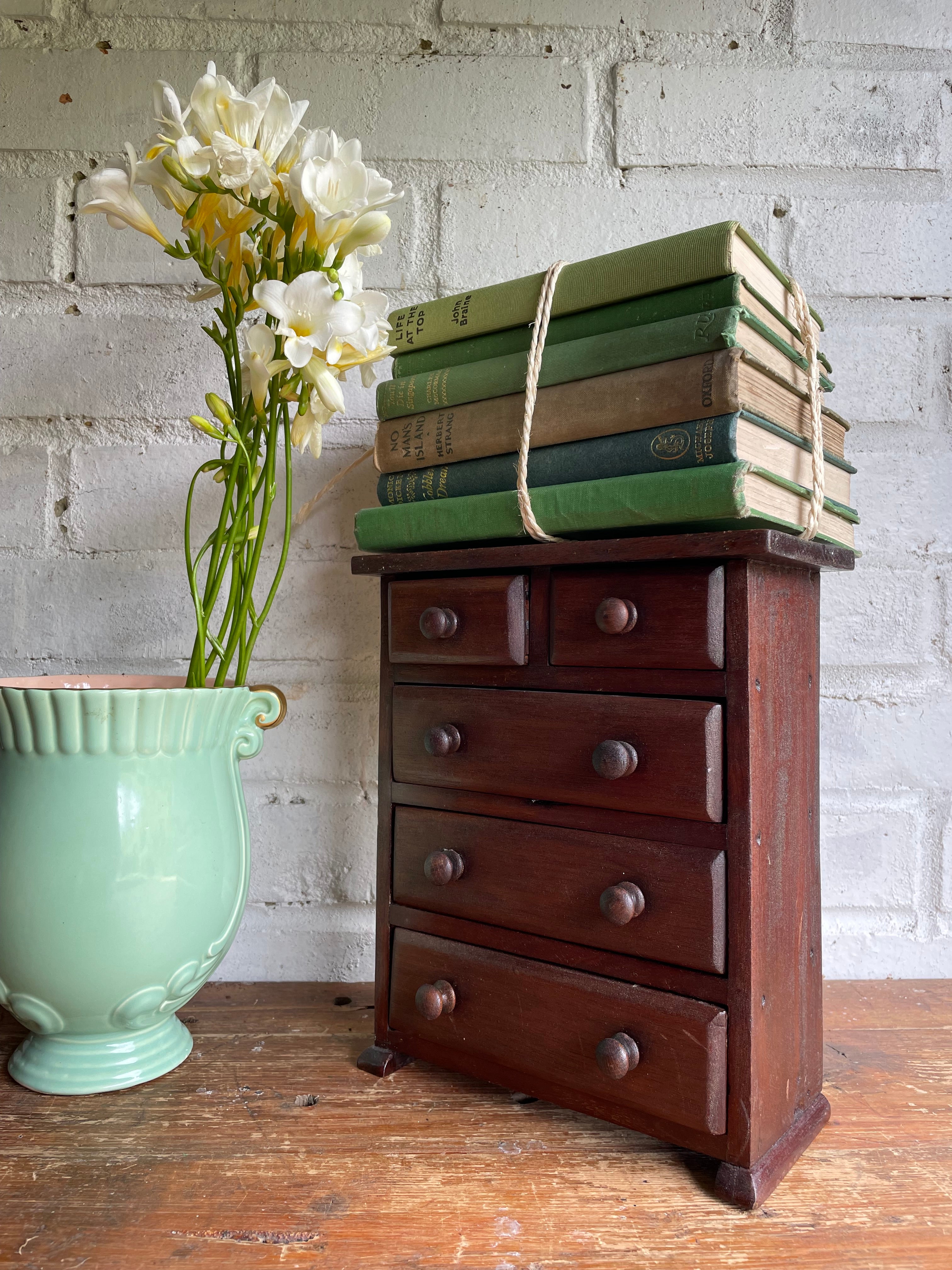 Small Antique Desktop Drawers