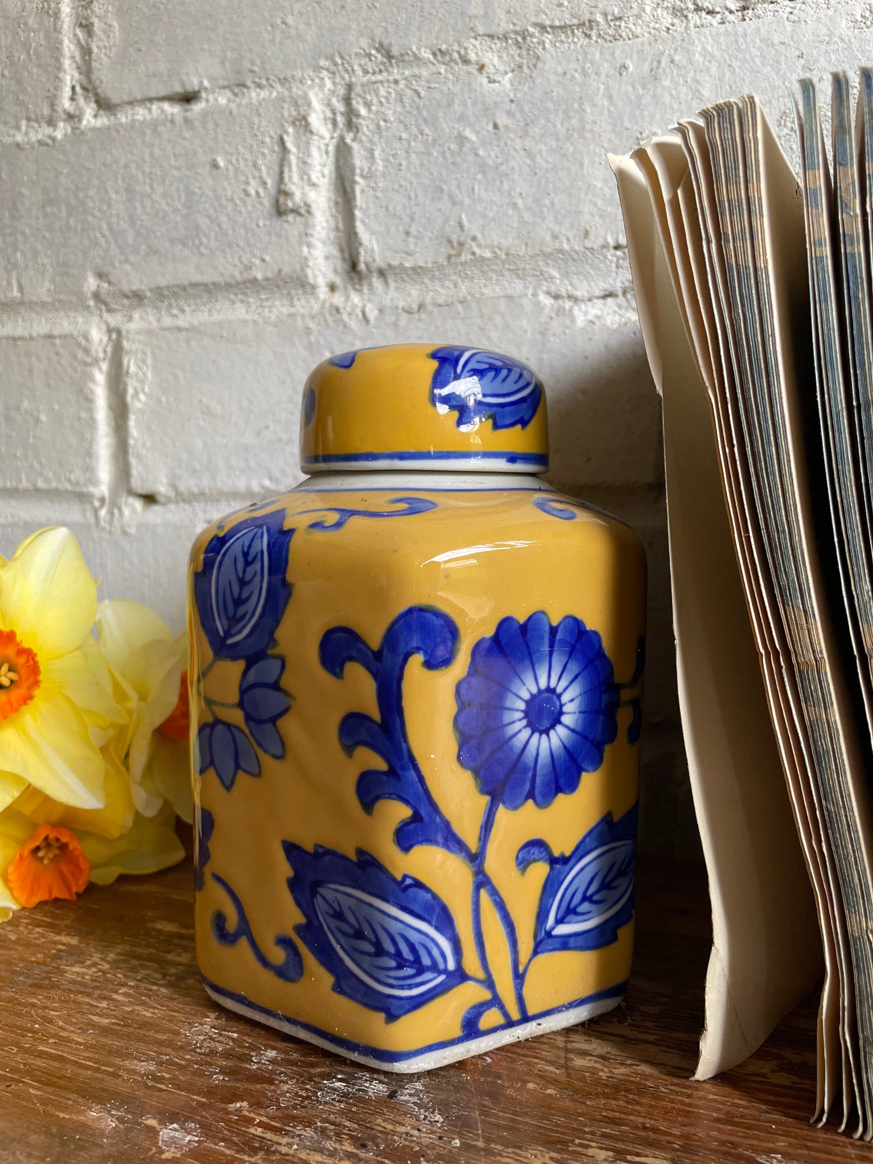 19th Century Floral Ginger Jar: Was £40 now £28 at checkout