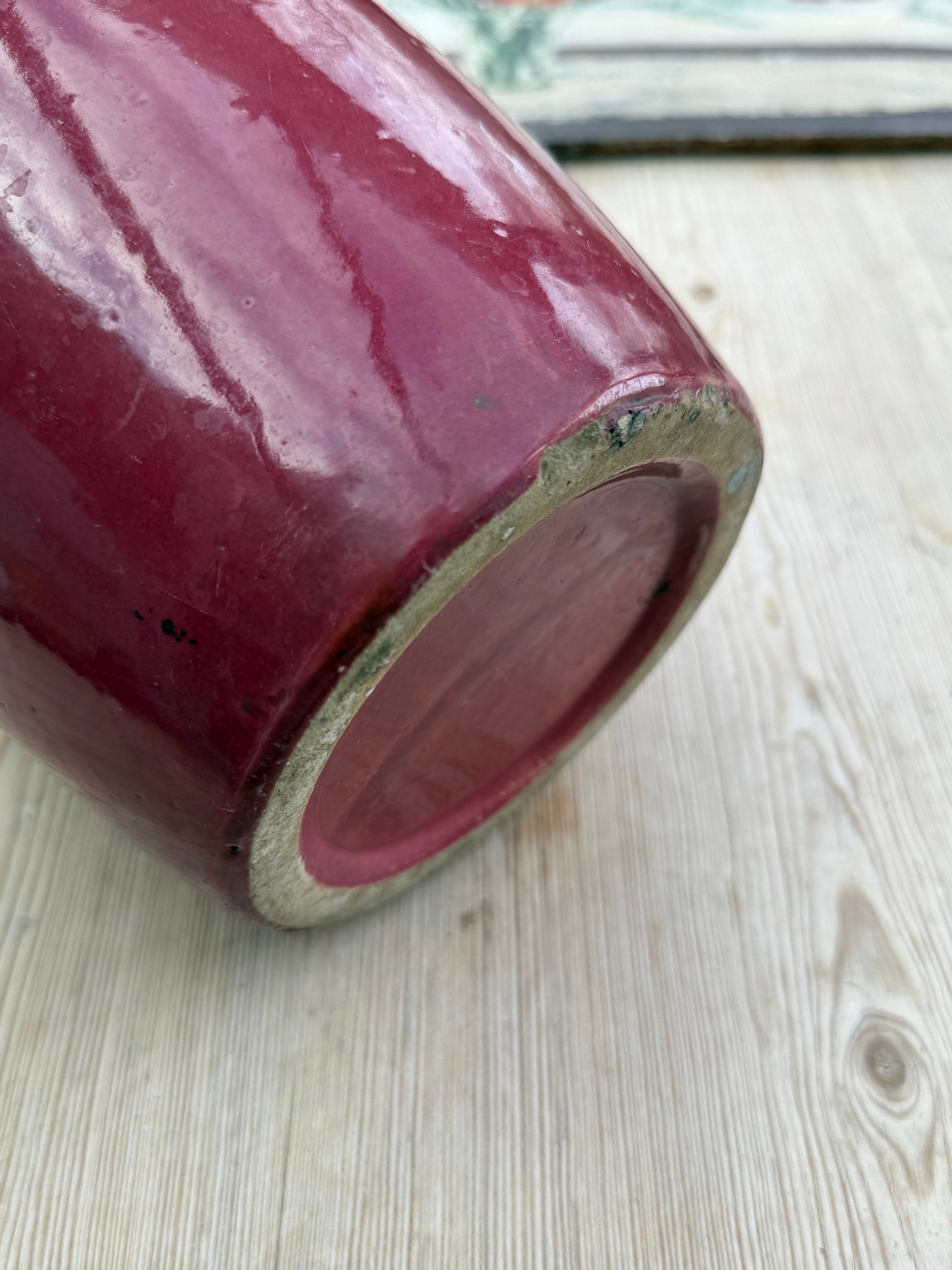 19th Century Victorian Stoneware Storage Pot