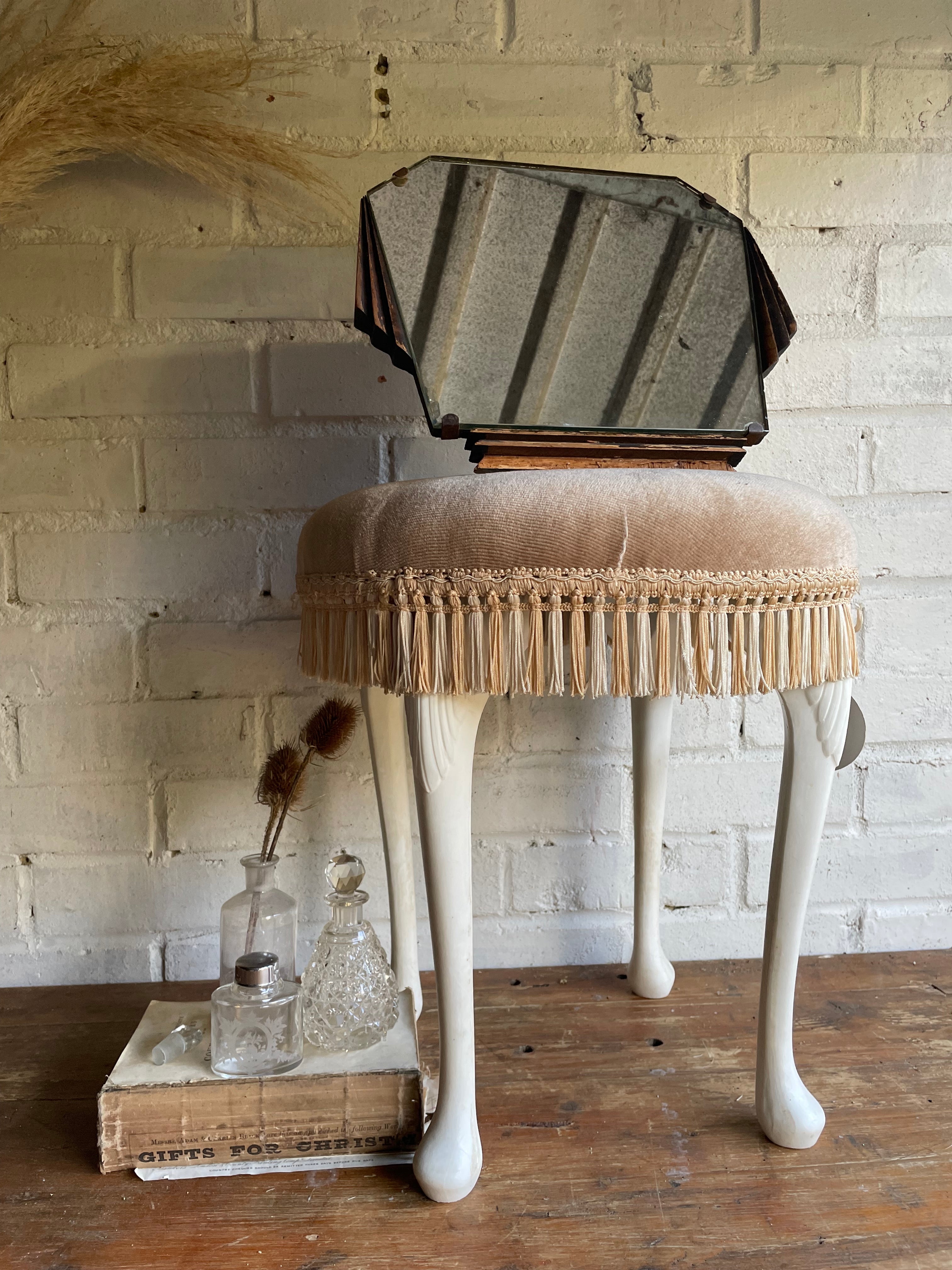 Timeworn Art Deco Dressing Table Mirror