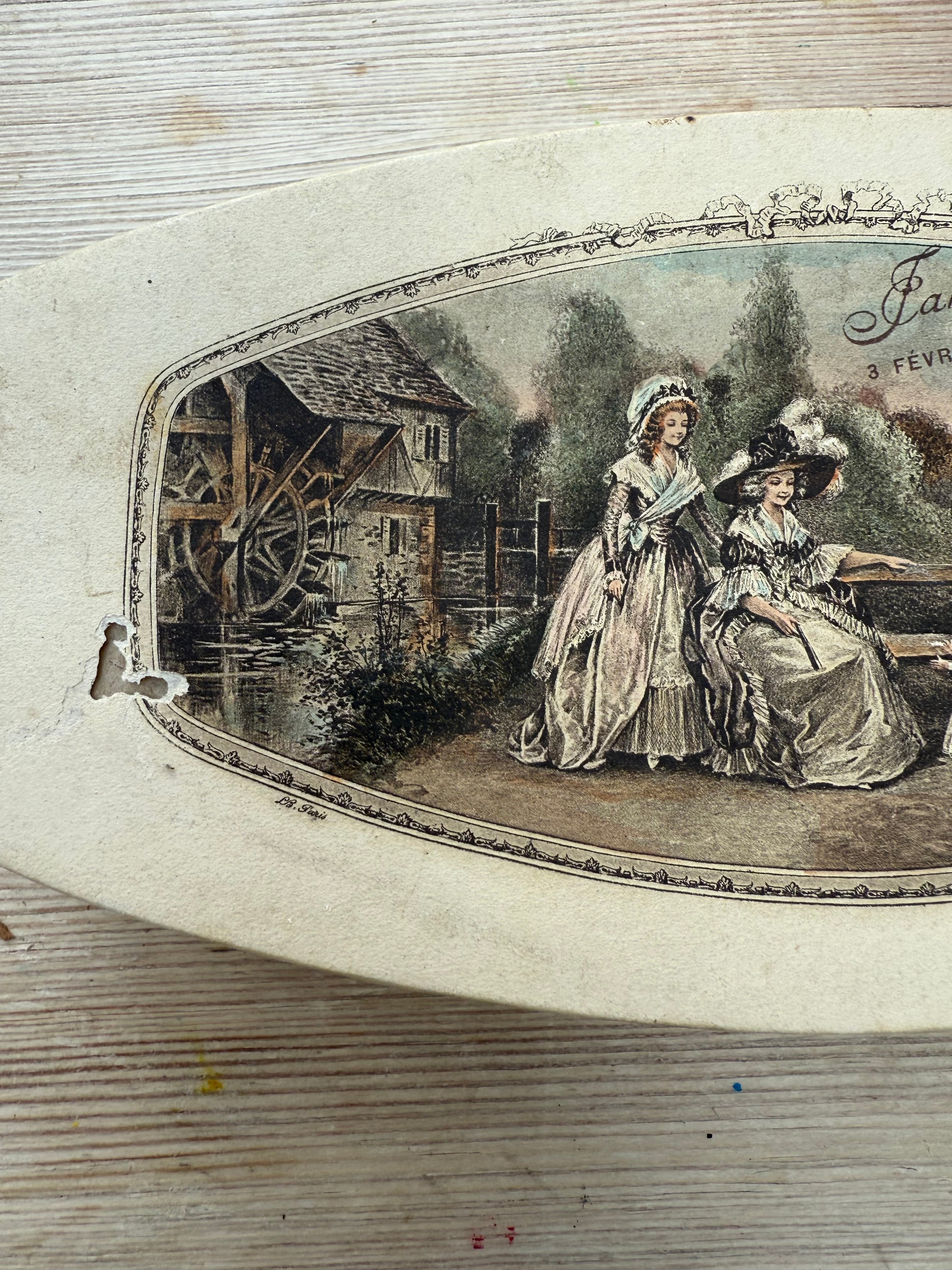 Antique French Cardboard Bonbon/ Chocolate Box circa 1900’s