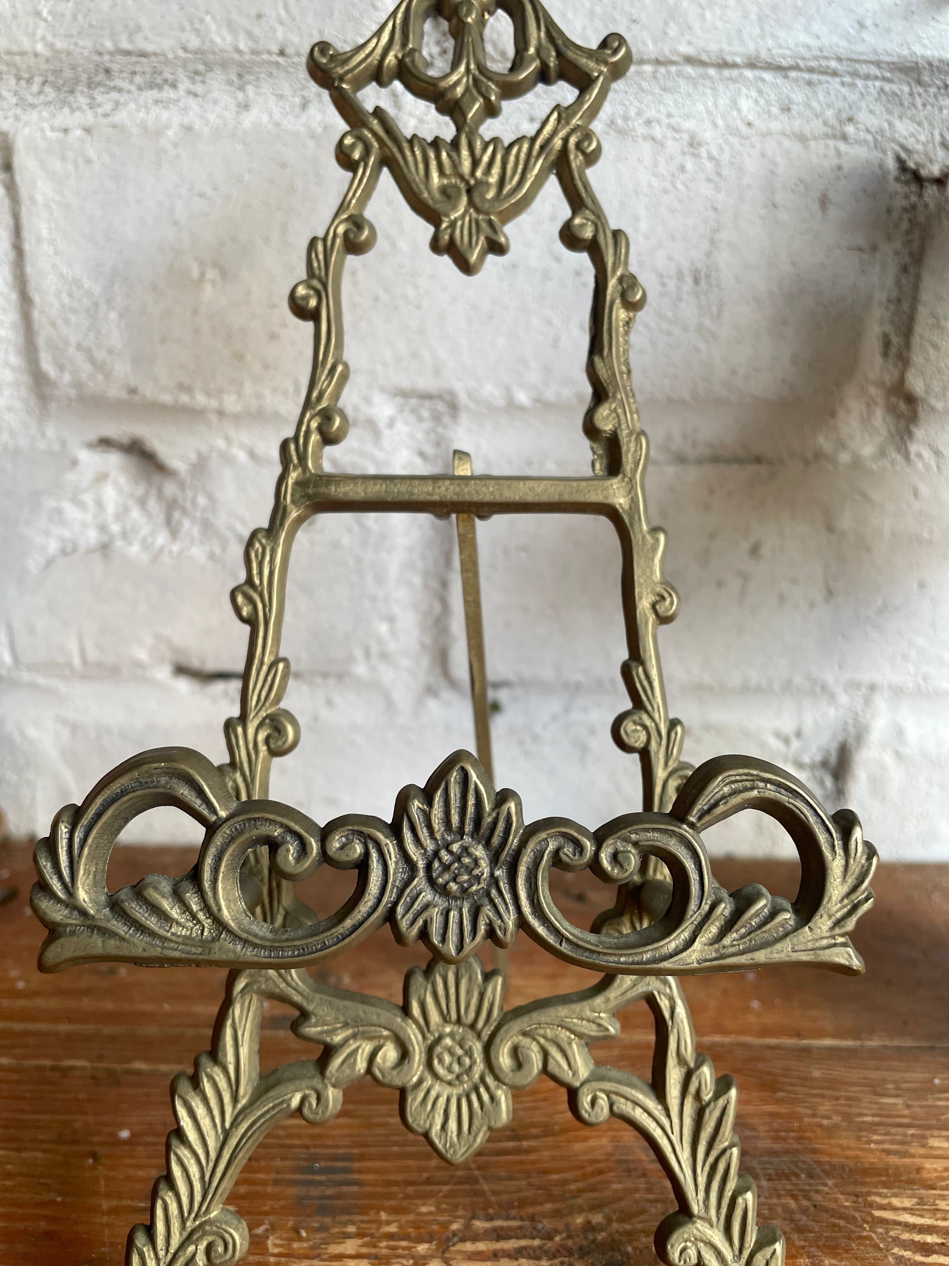 Small Antique Gilt Easel