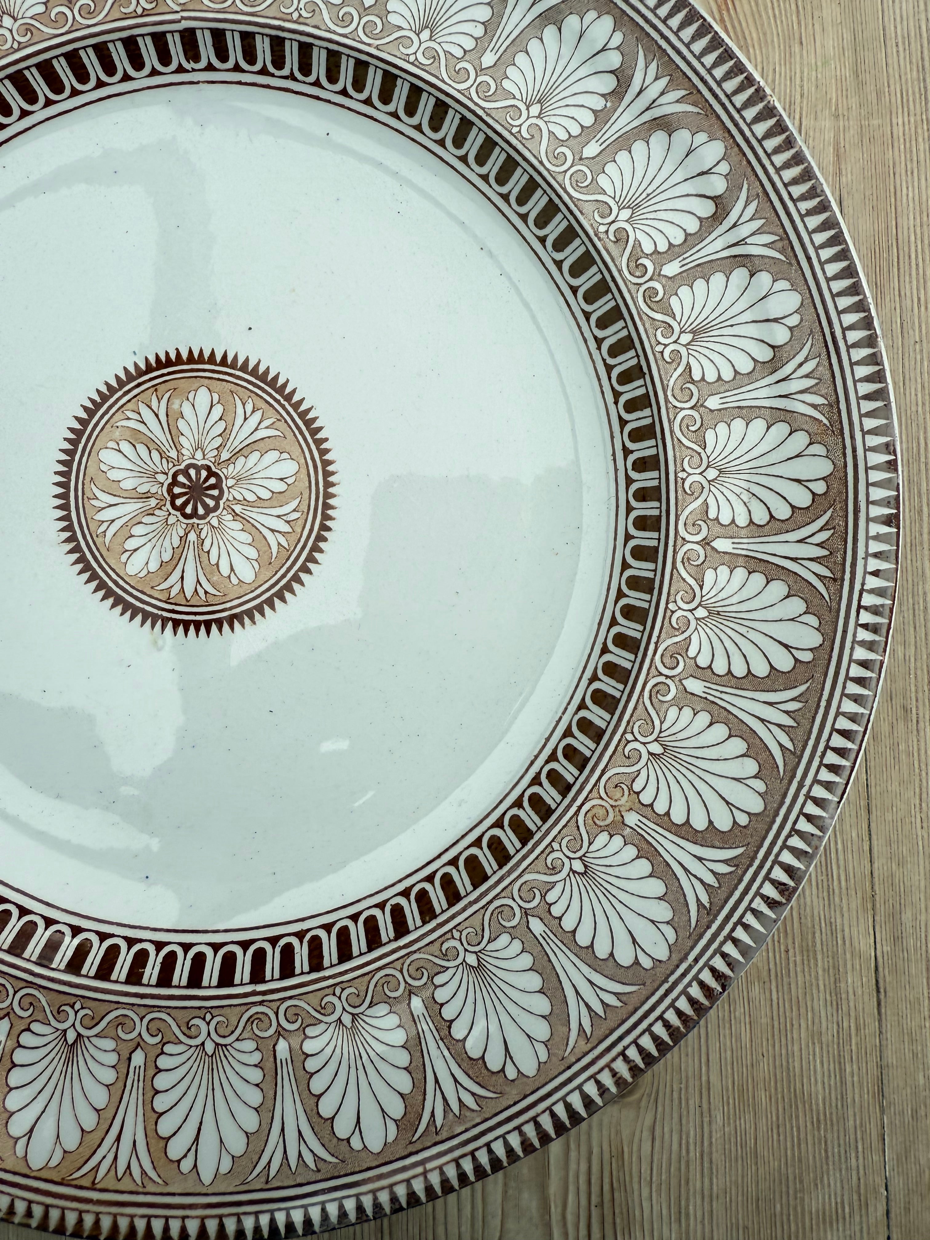 19th Century Copeland Spode Porcelain Transferware Plate