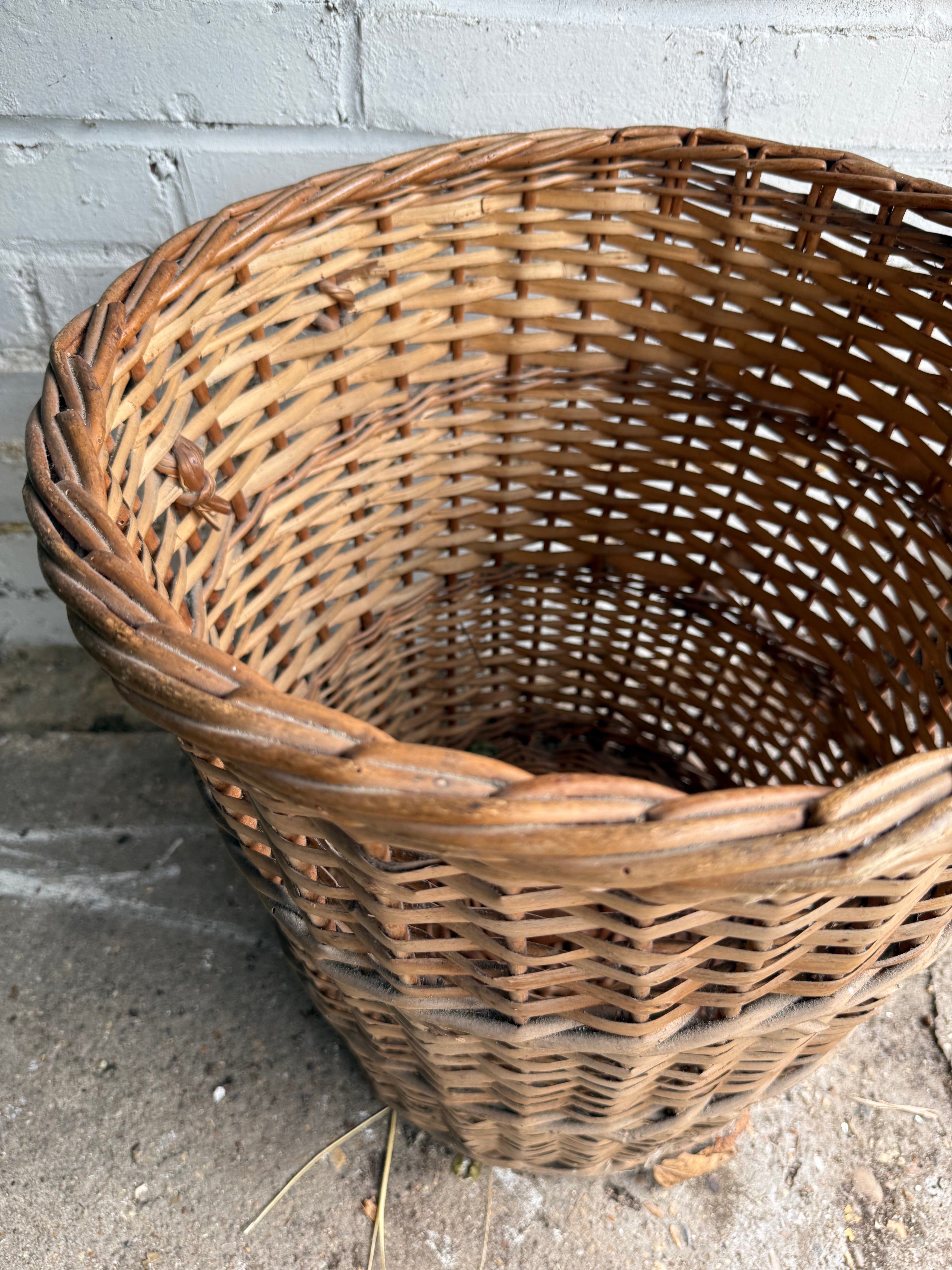 Tall Rattan Baguette Basket