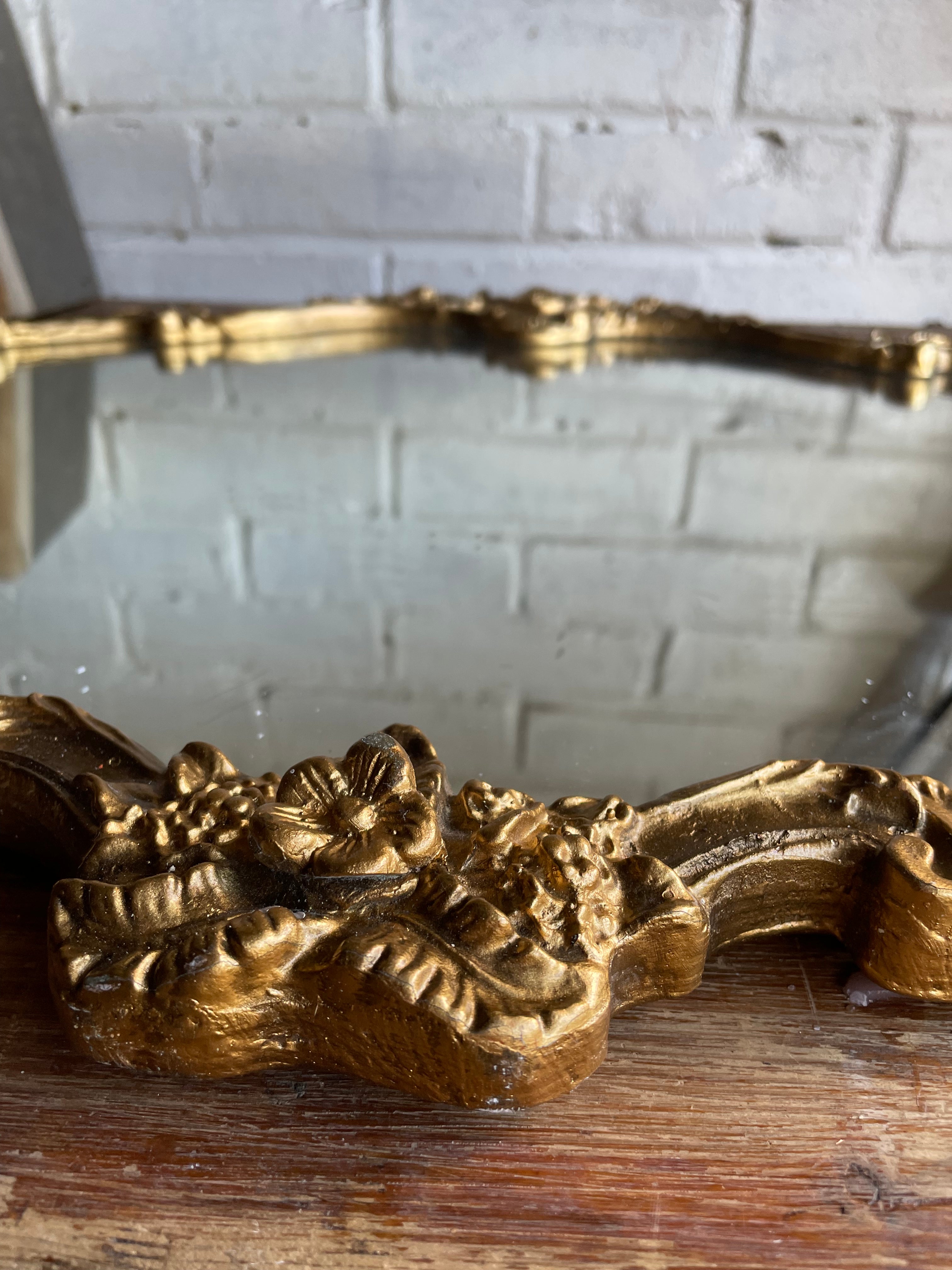 Large Gold Decorative Mirror