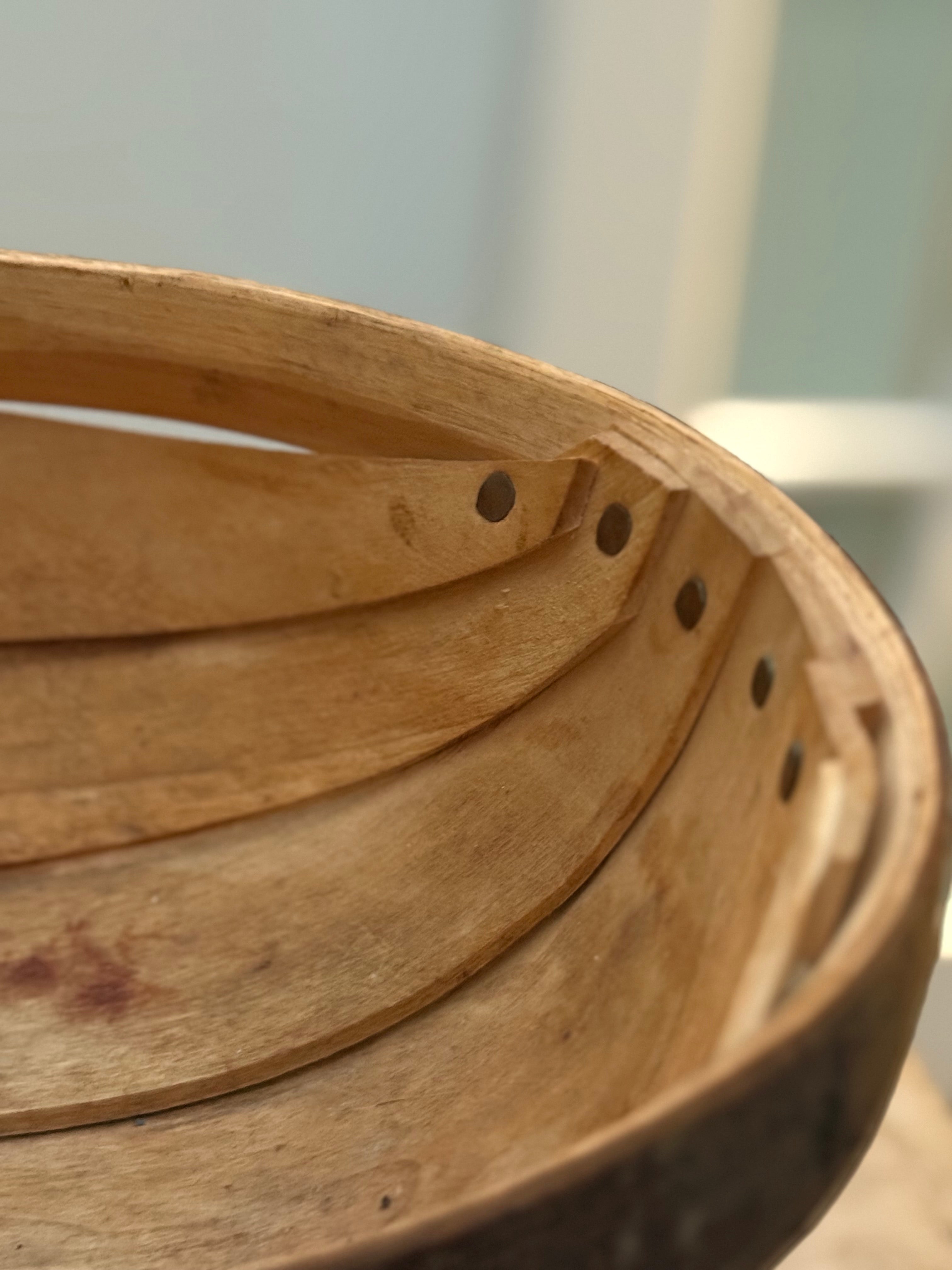 Circa 1940s: Vintage Sussex Wooden Trug