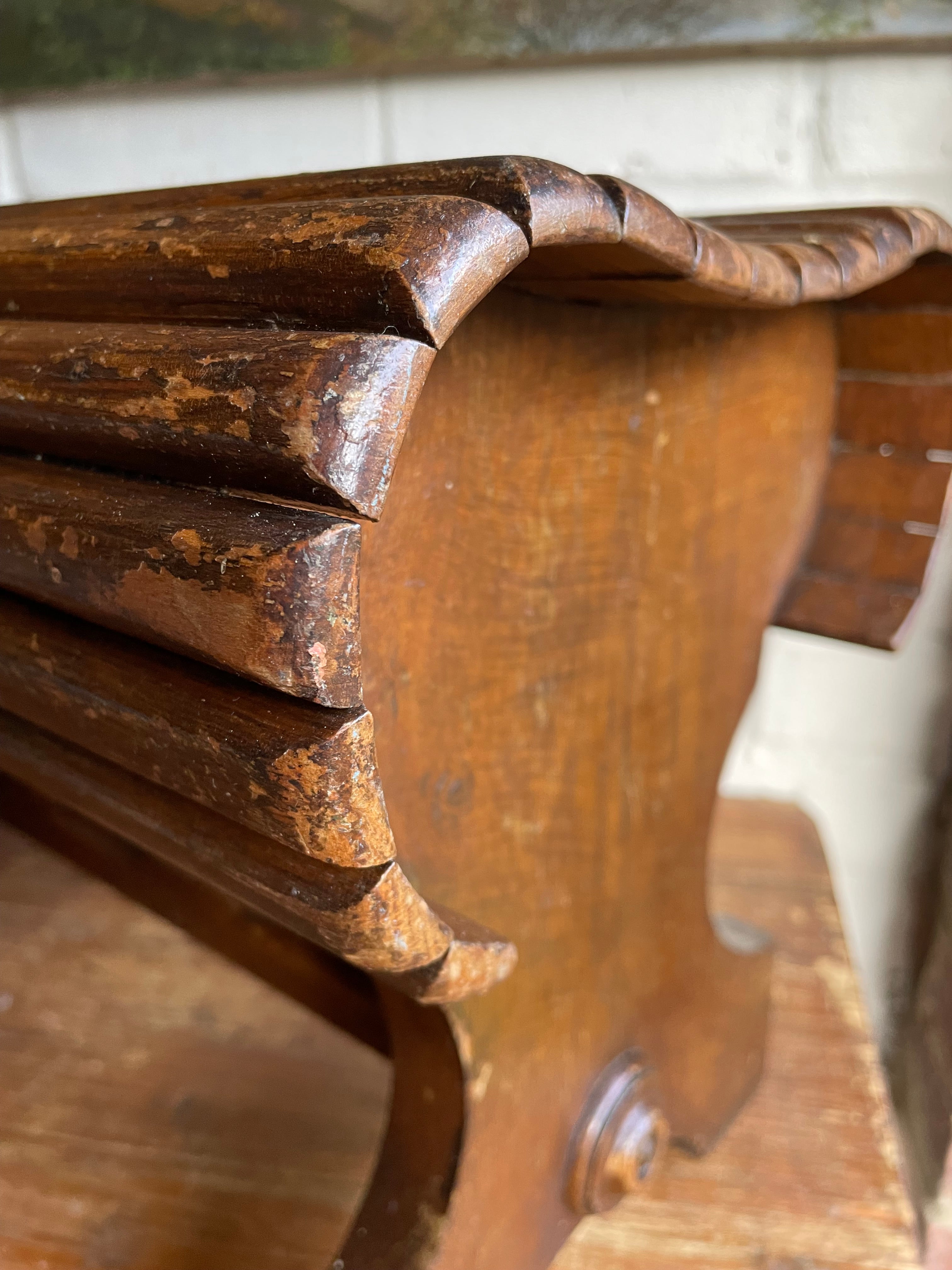 French Antique Little Bench