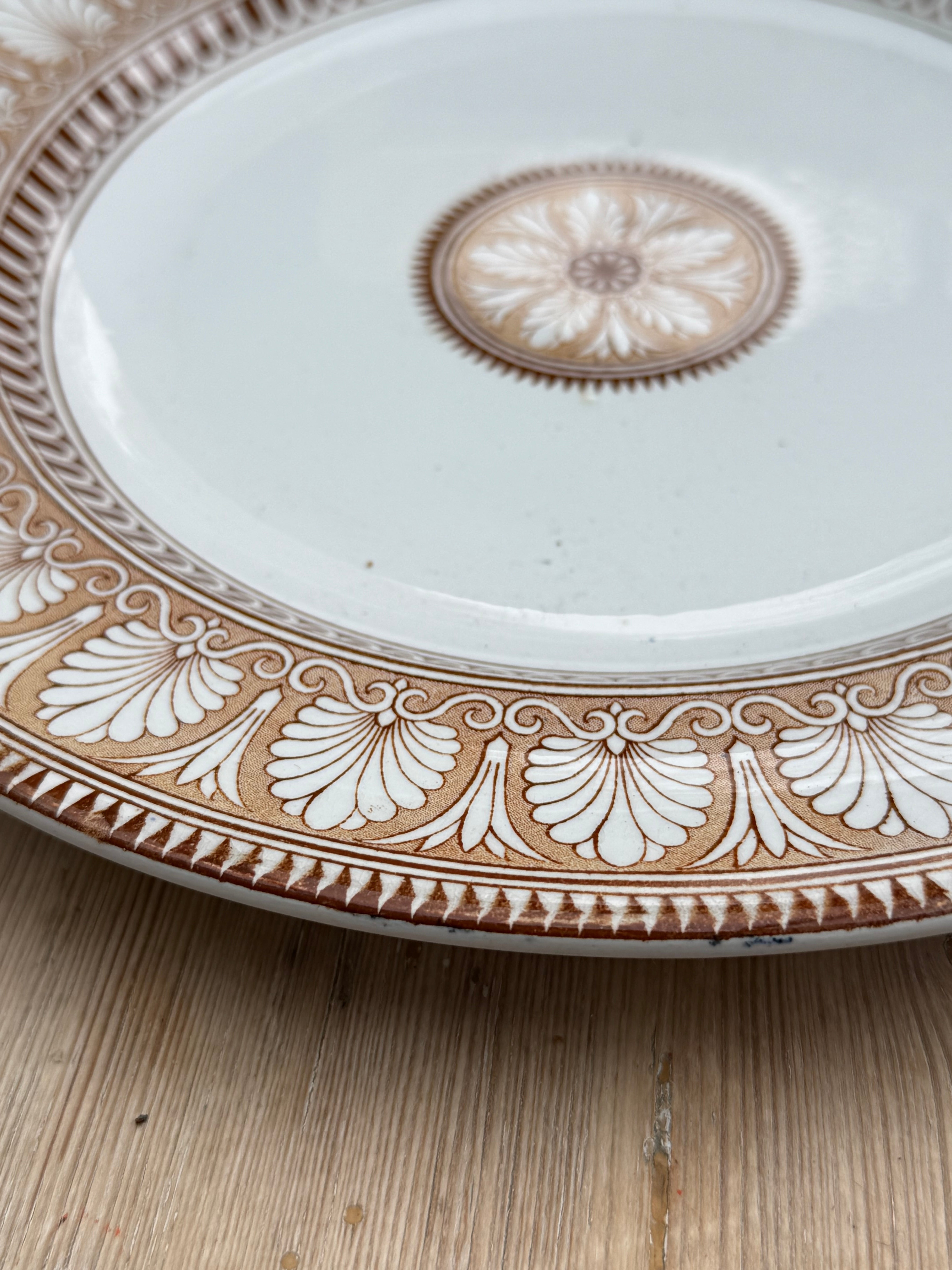 19th Century Copeland Spode Porcelain Transferware Plate