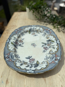 Large 19th Century Pinder, Bourne & Hope "Malva" Ironstone Platter