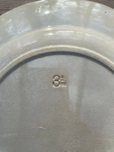 Antique French Ironstone Plate