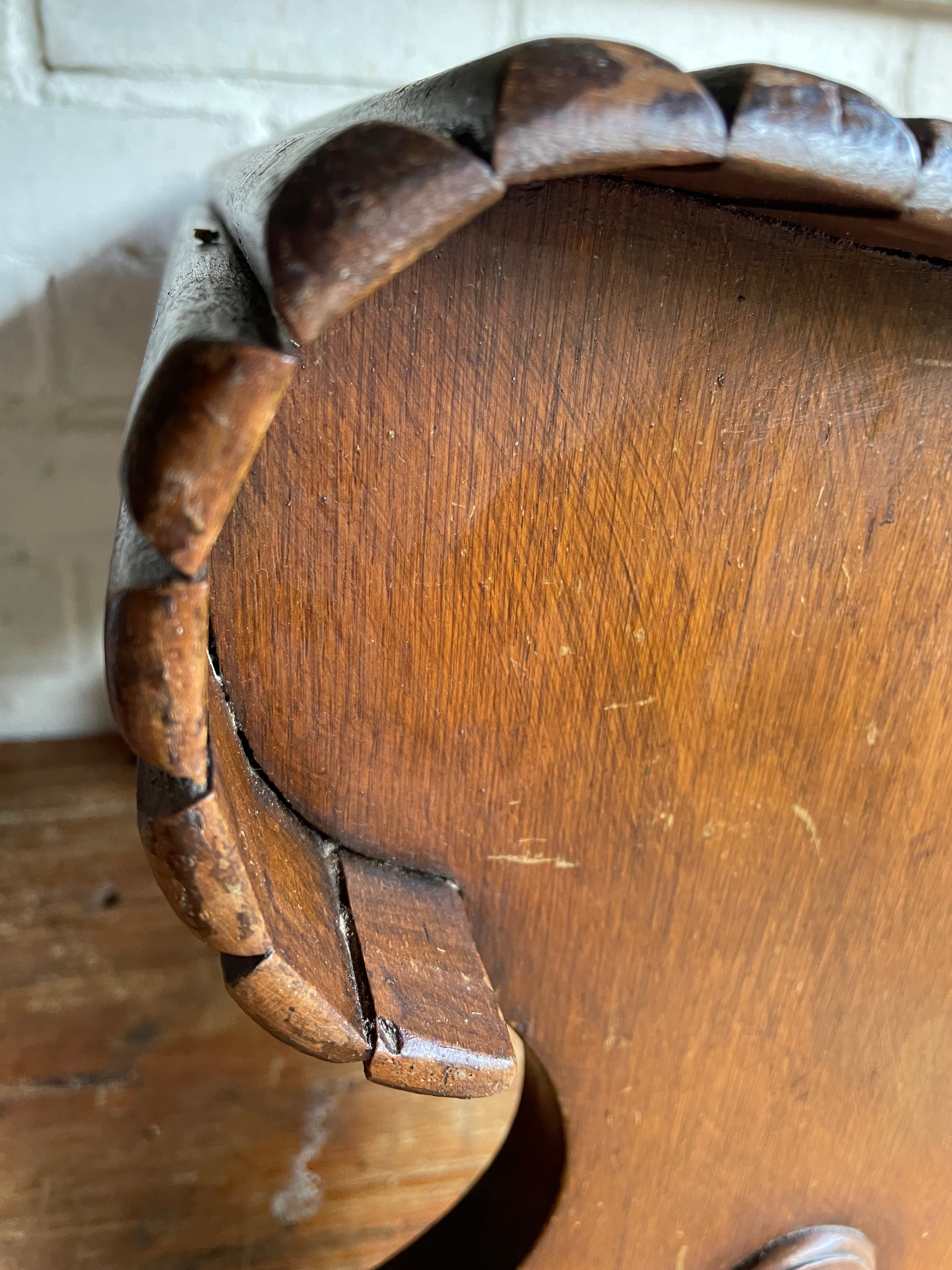 French Antique Little Bench