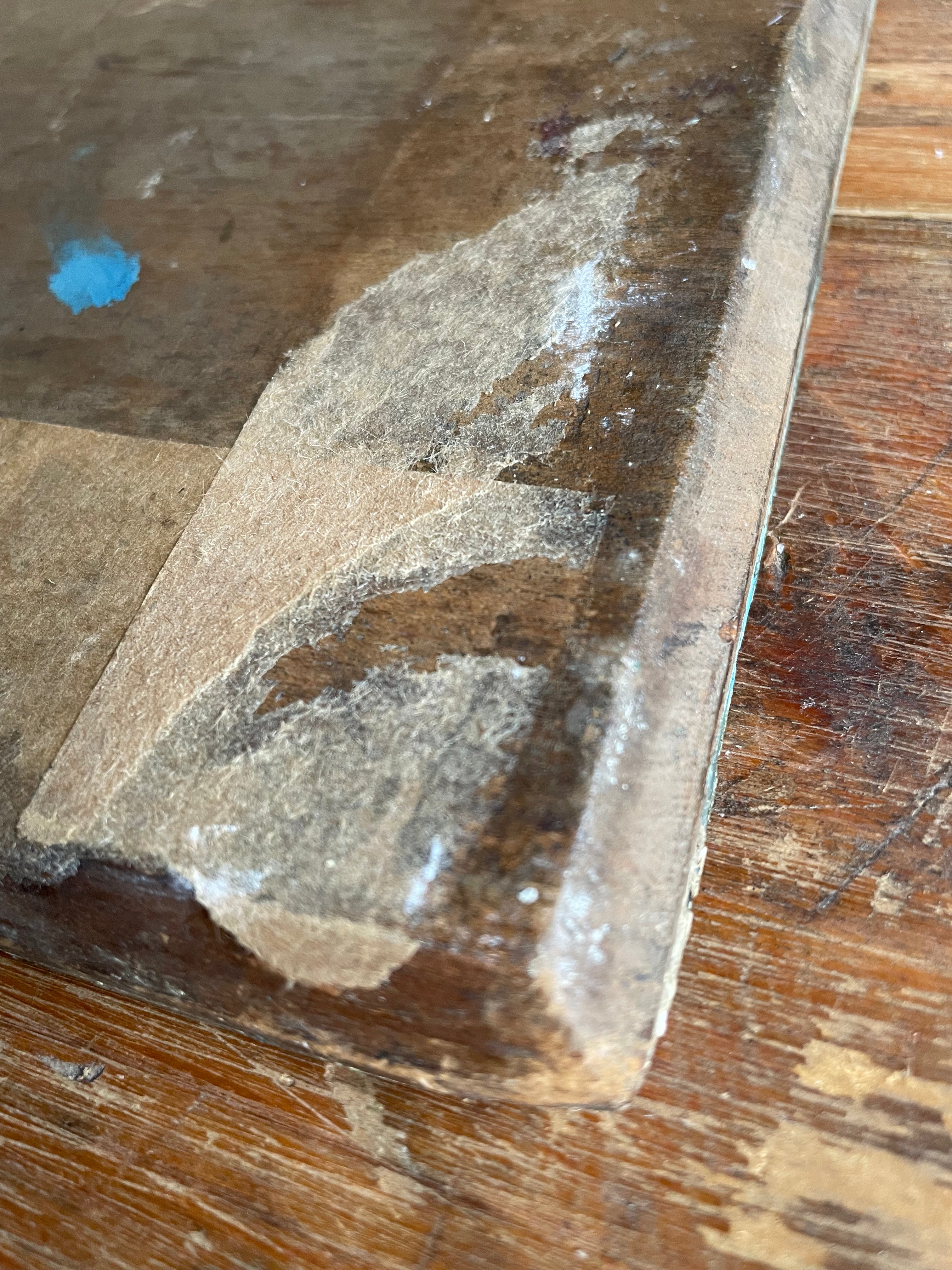 The Loire Valley: Small Antique Oil on Wood