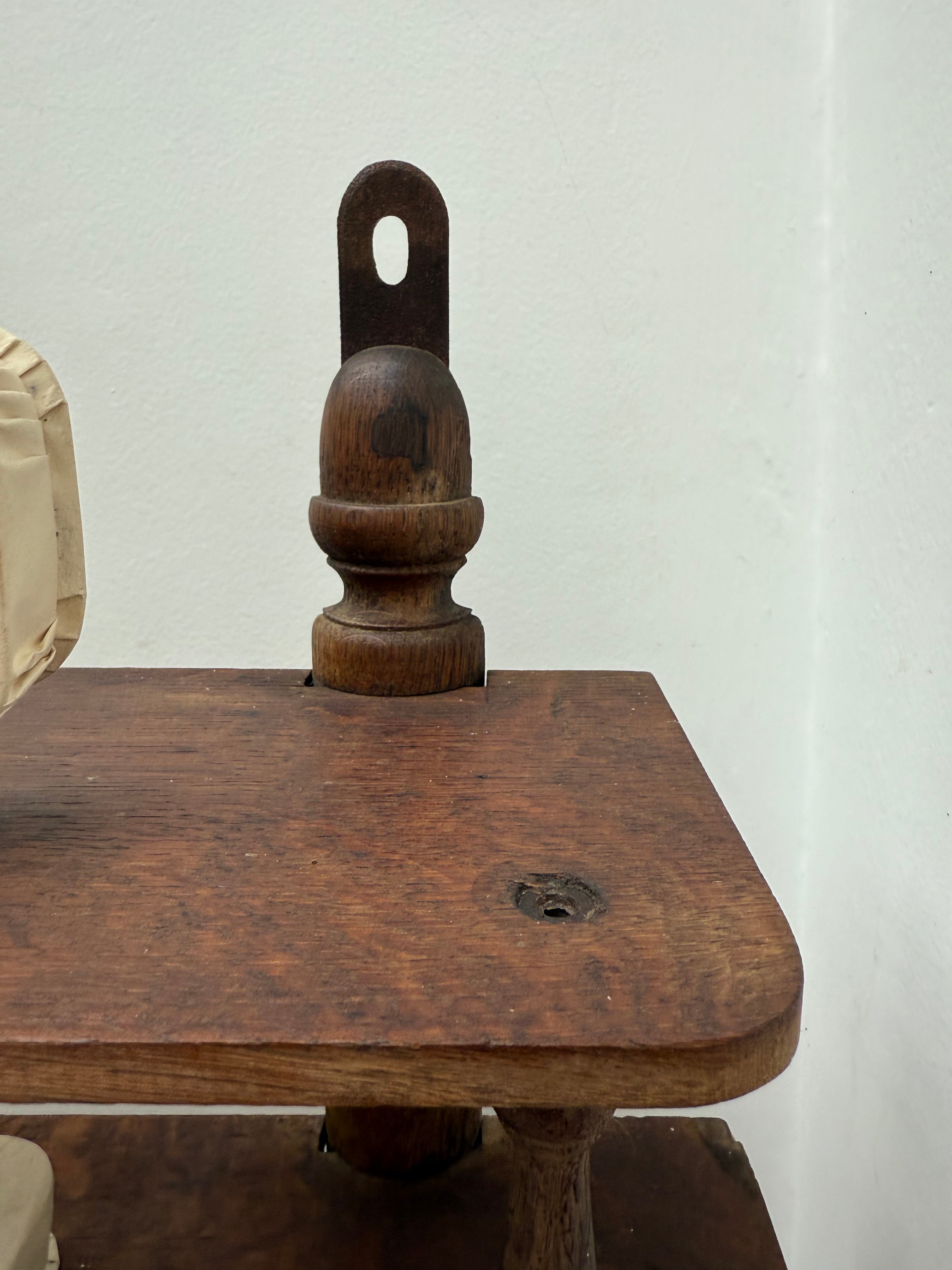 Late 19th Century Oak Wall Hanging Shelf