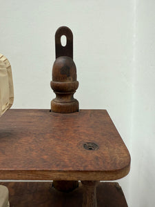 Late 19th Century Oak Wall Hanging Shelf