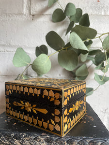 Marquetry Trinket Box. Was £20 now £13.00 at checkout