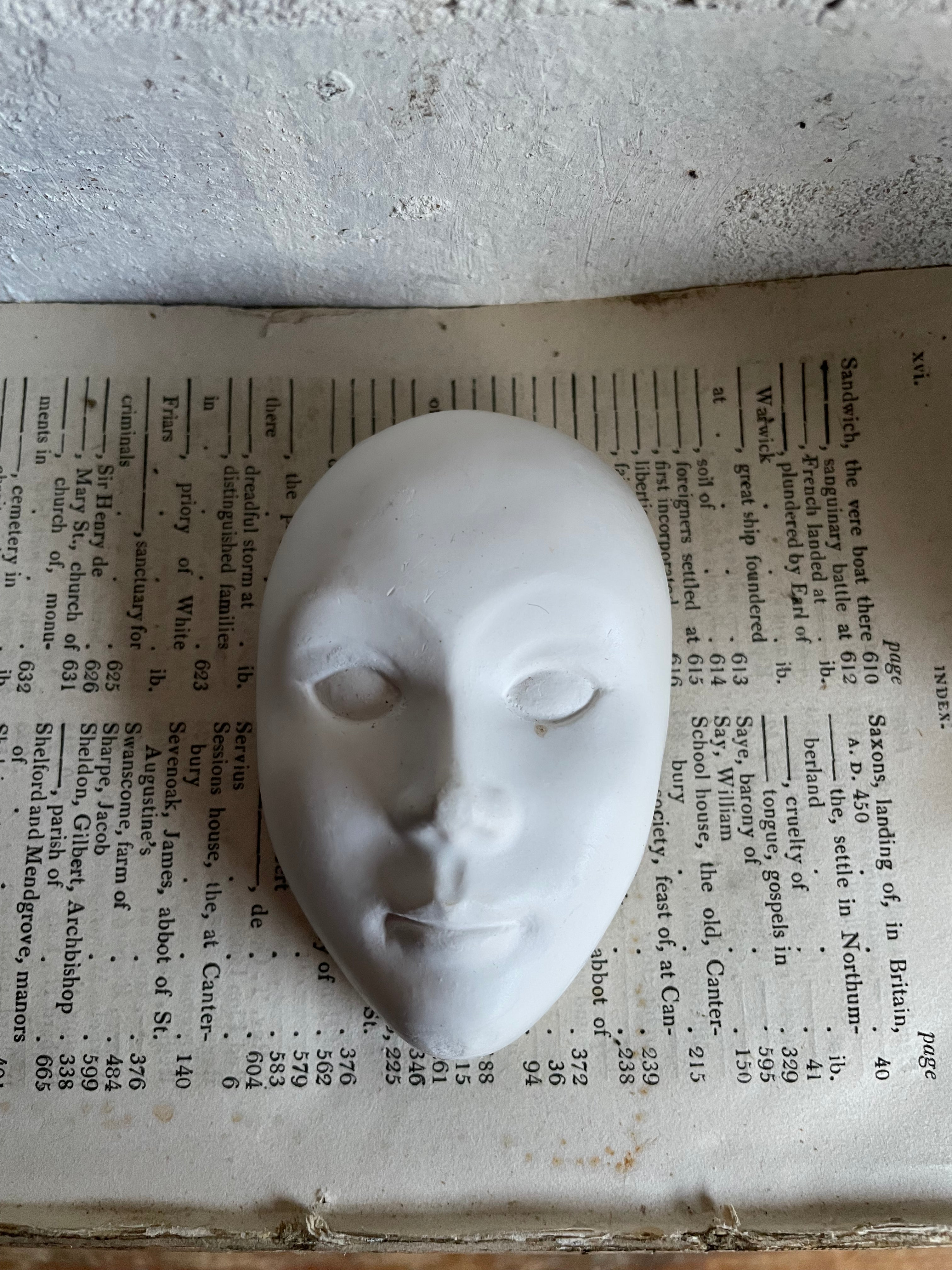 Small Decorative Sculptural Face