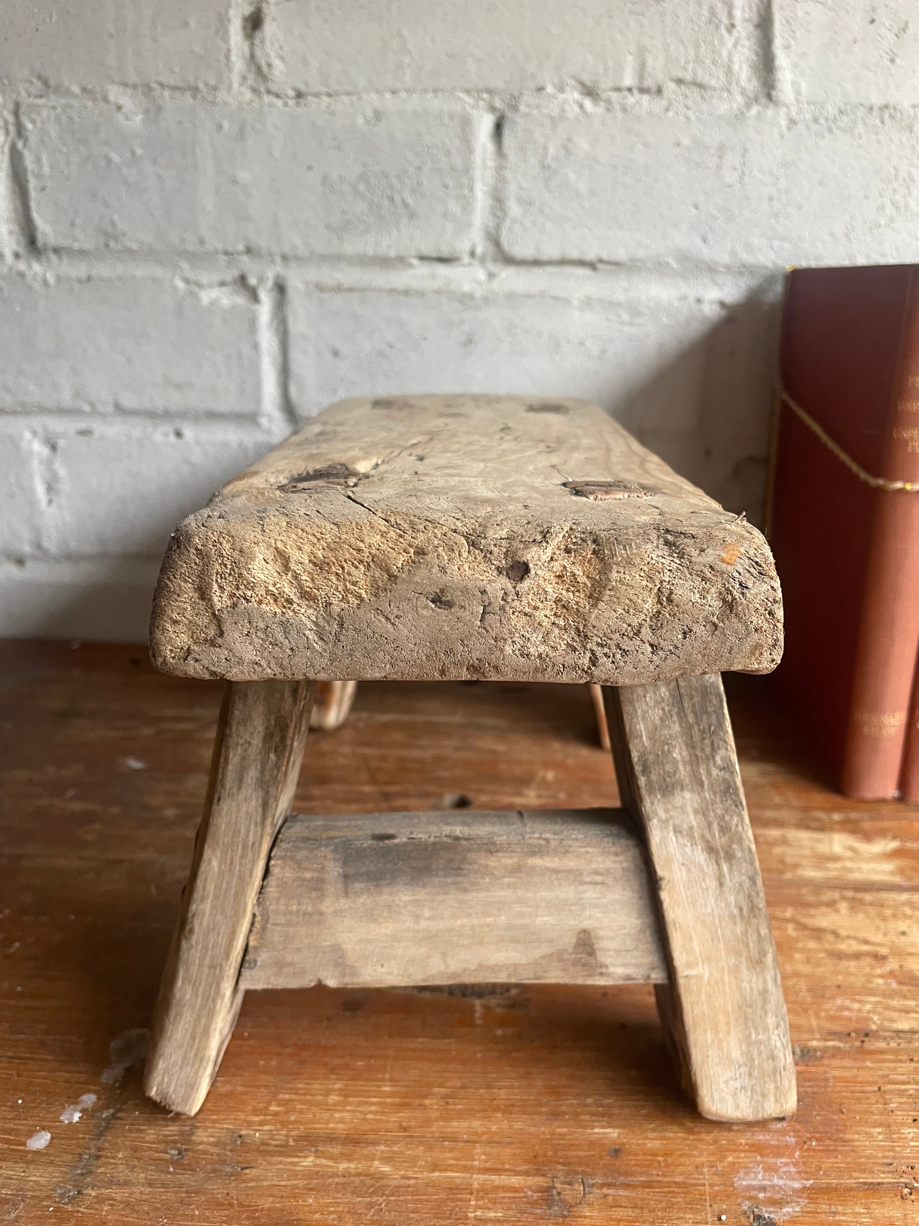 Little Rustic Stool 1