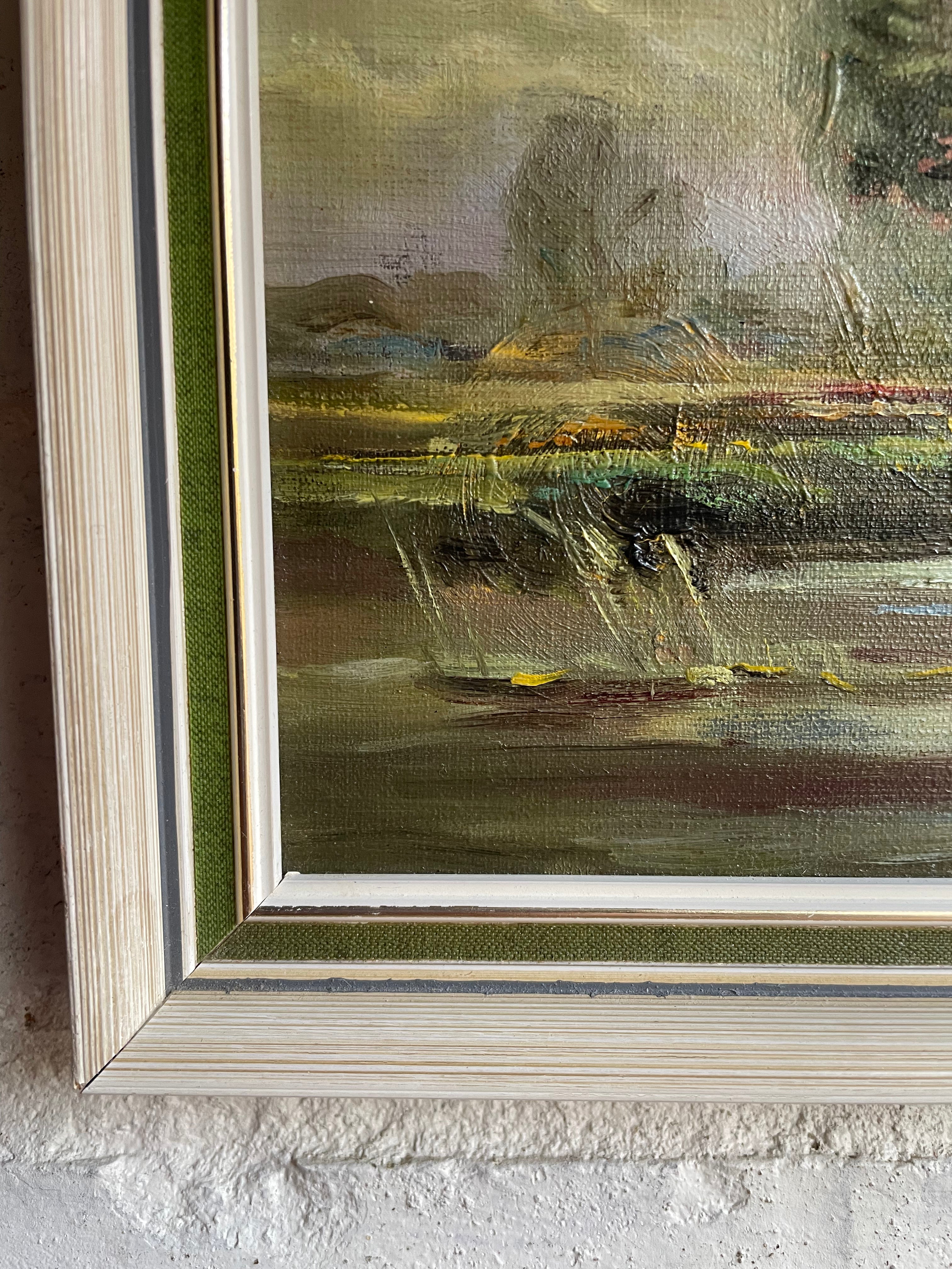Treescape & Nature: Midcentury Oil on Board