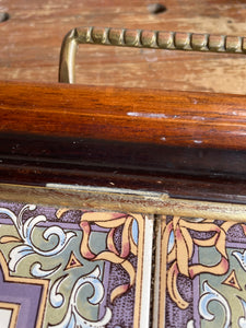 Upcycled Victorian Tile Tray