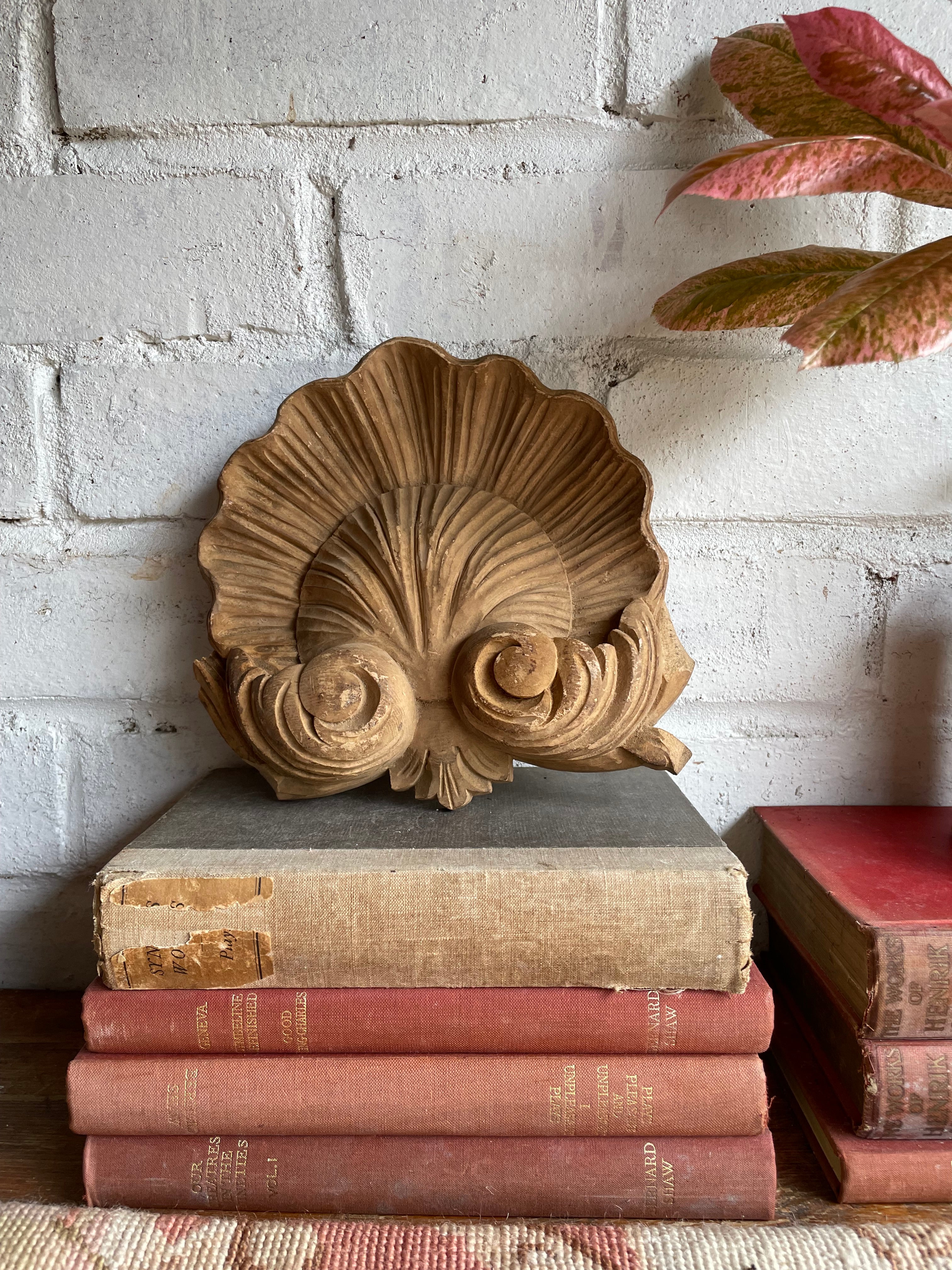 French Plaster Pediment