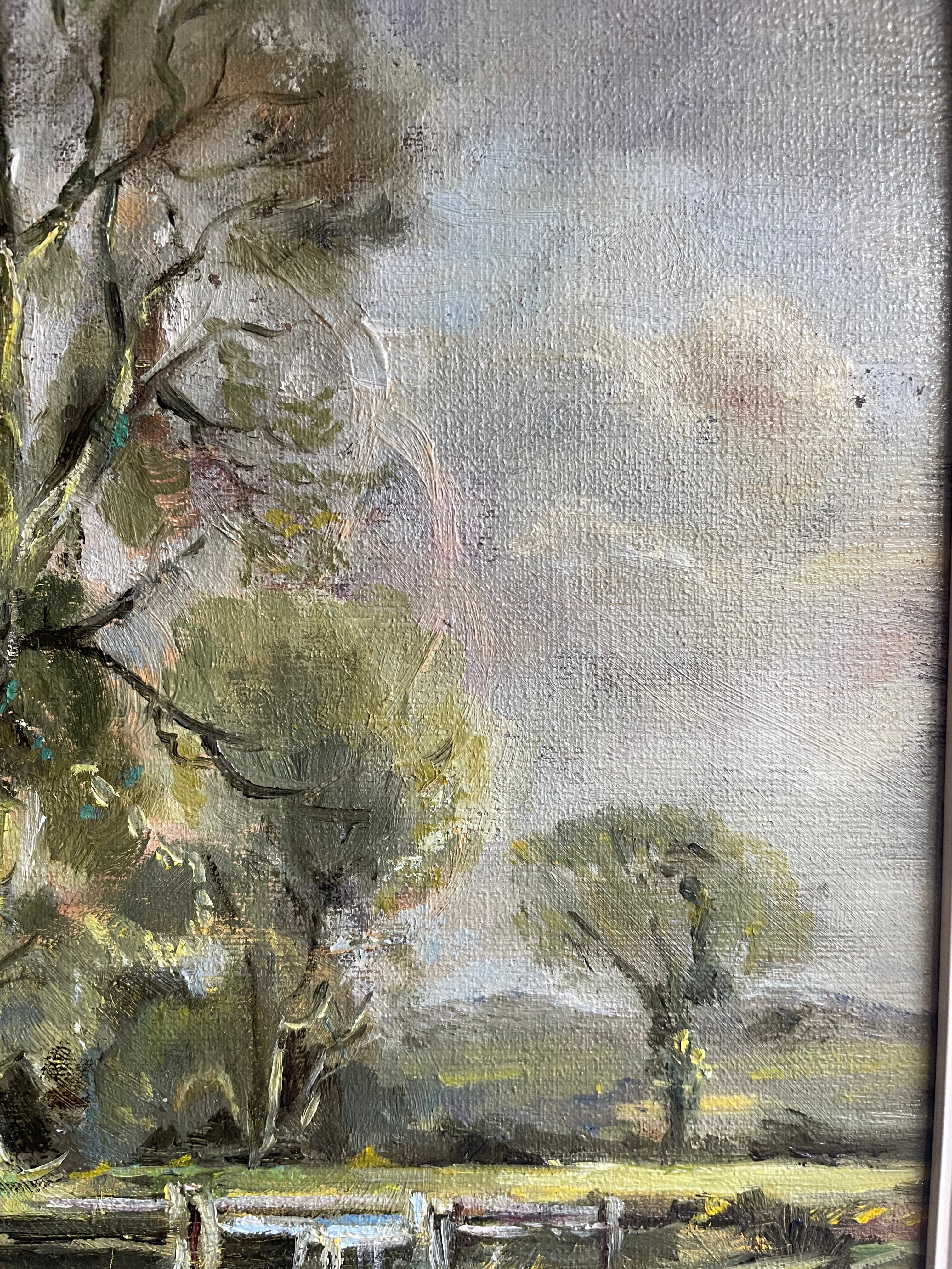 Treescape & Nature: Midcentury Oil on Board