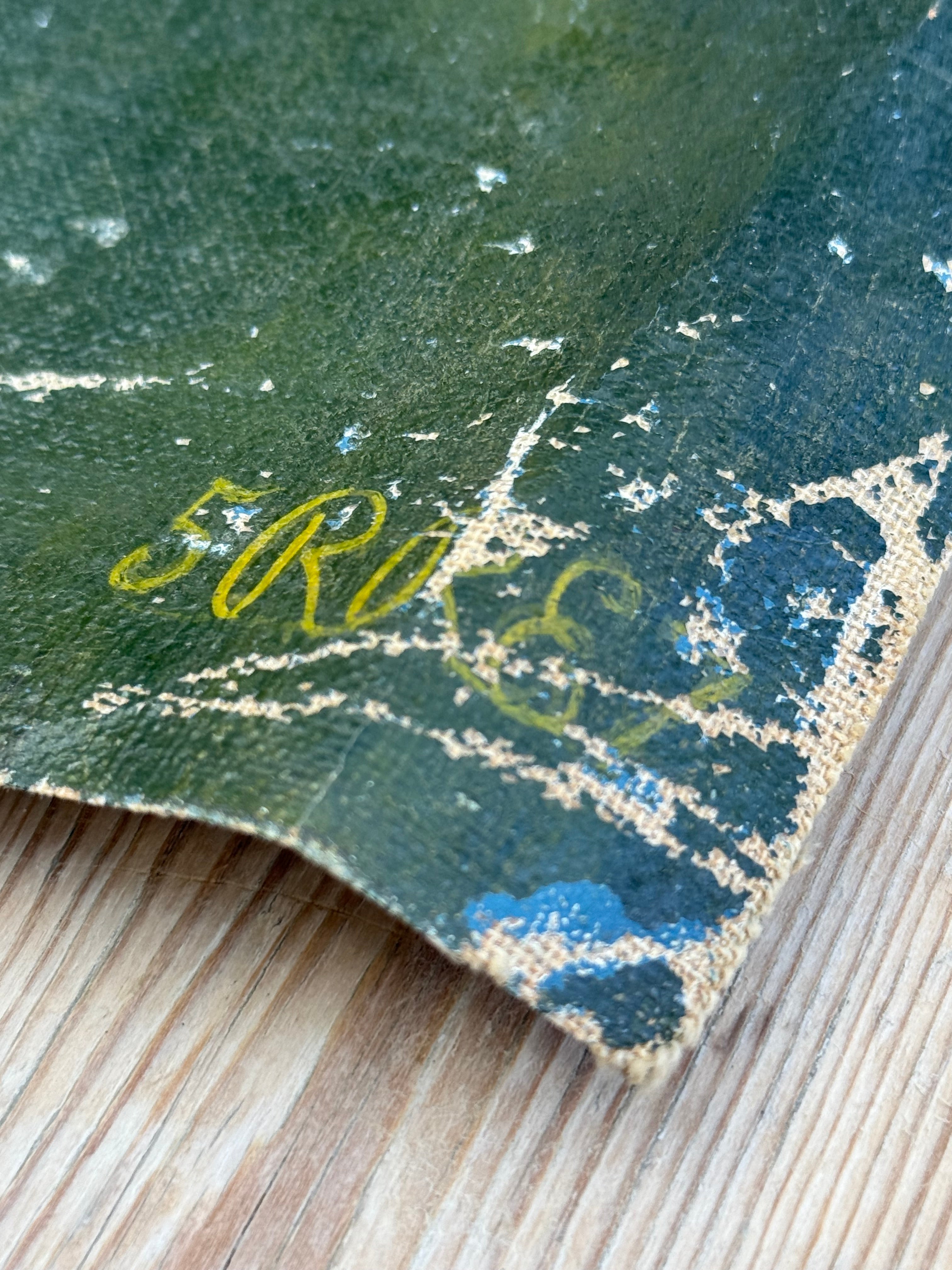 Still Life Oil Painting on Unstretched Canvas