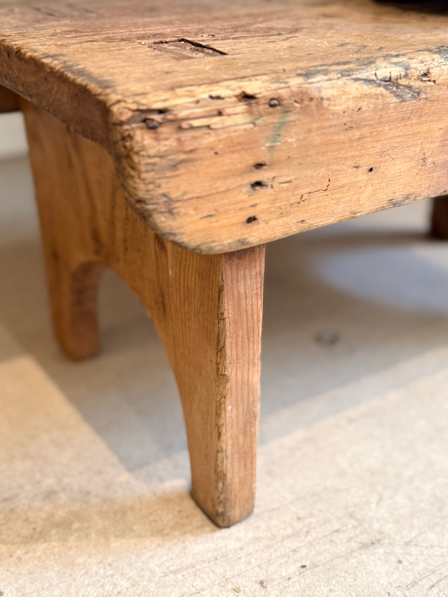 19th Century Pine Scottish “Creepie” Stool – Reclectic