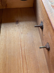 UK only delivery. 1930s American Tabletop Drawers with Brass Handles. Were £100 now £65 at checkout
