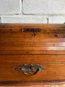 19th Century Oak Tambour Roll Top Stationary Cabinet