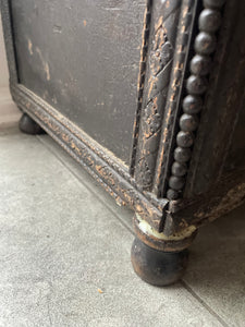 Early 19th Century Oak Carved Chest