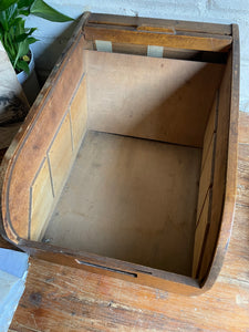 1930s Tambour Desktop Filing Drawer