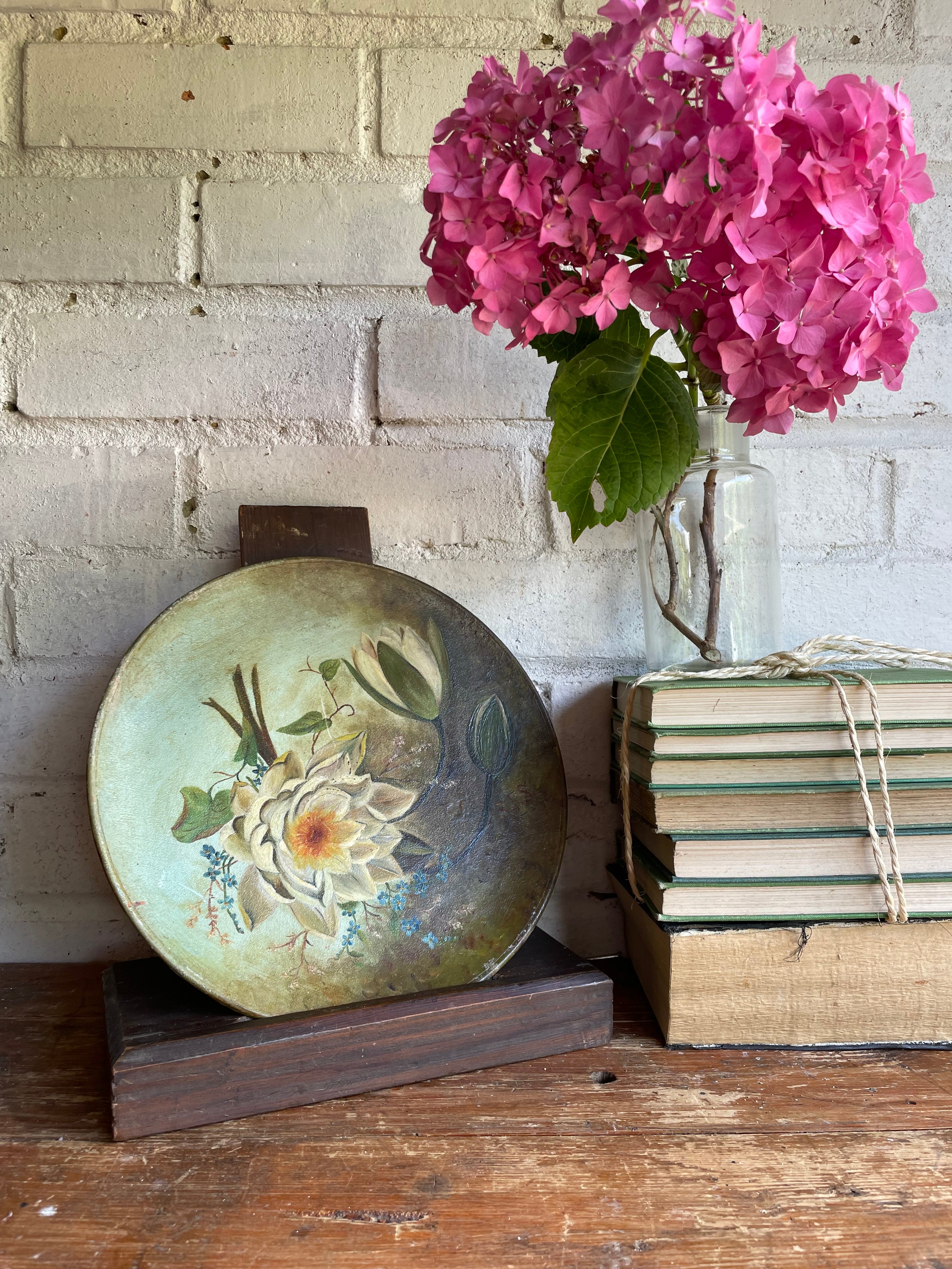 19th Century Oak Stand for Decorative Plates