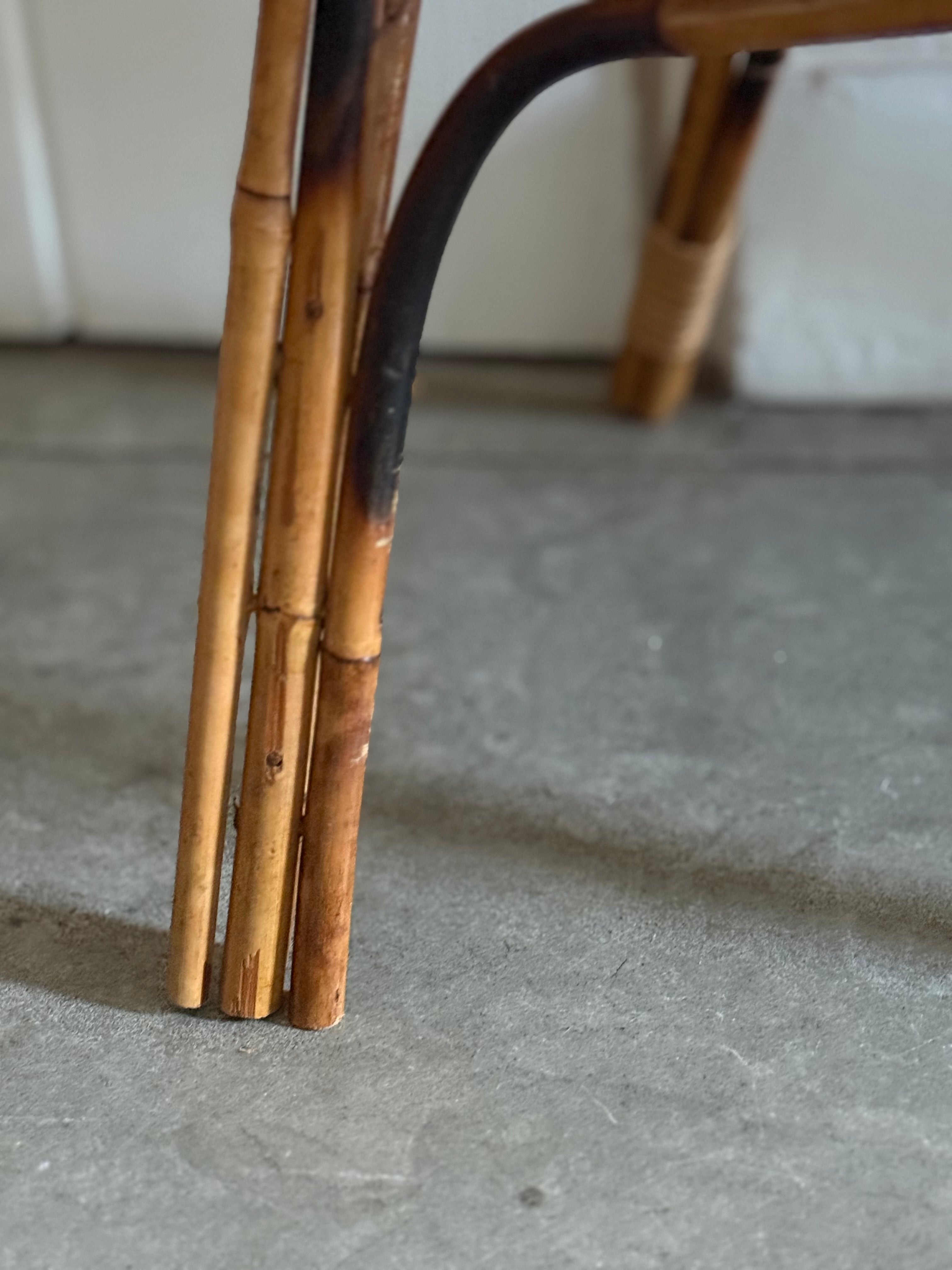 Circa 1890: Small Tiger Bamboo Chair