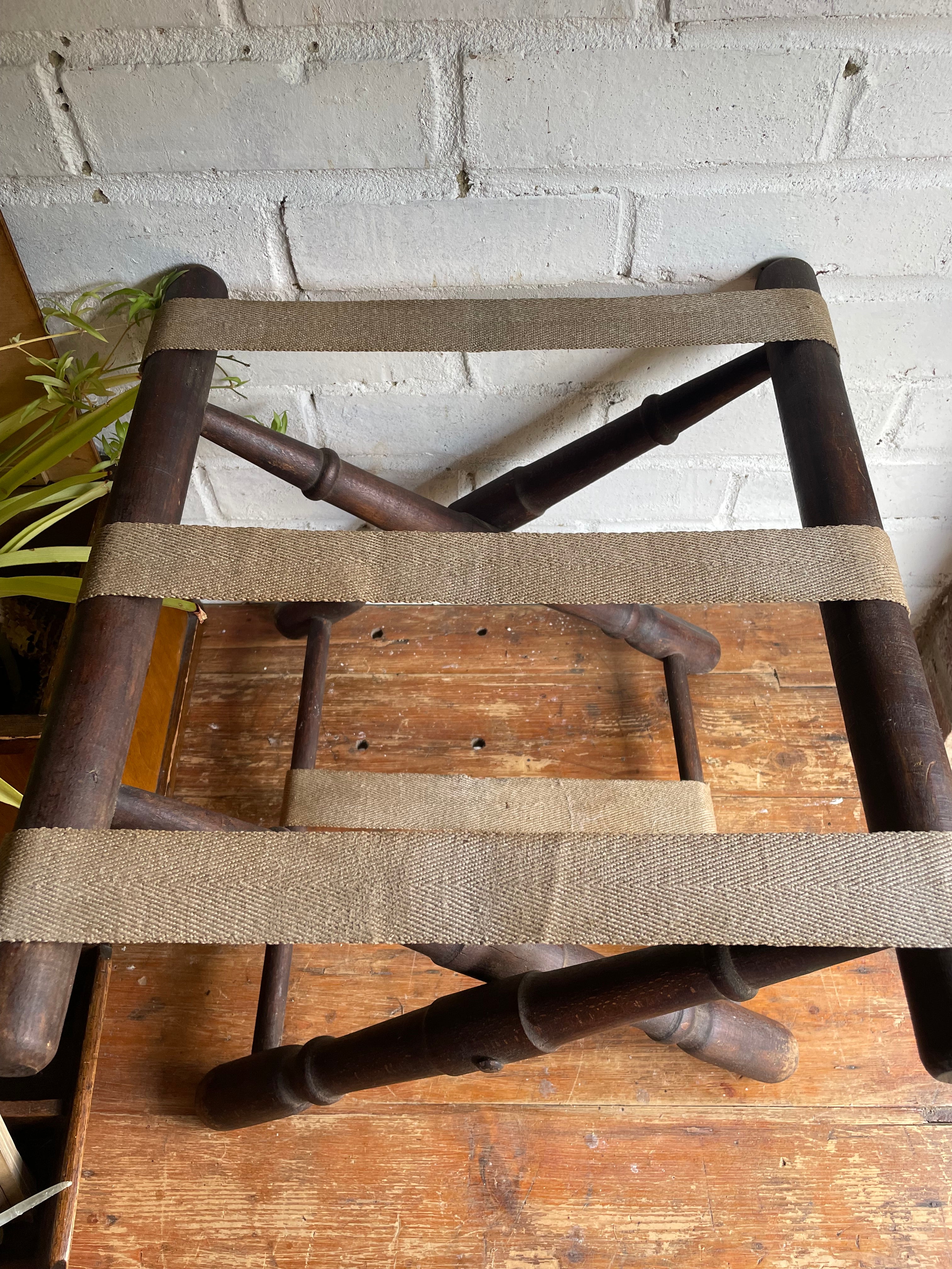 1930s French  Folding Luggage Rack