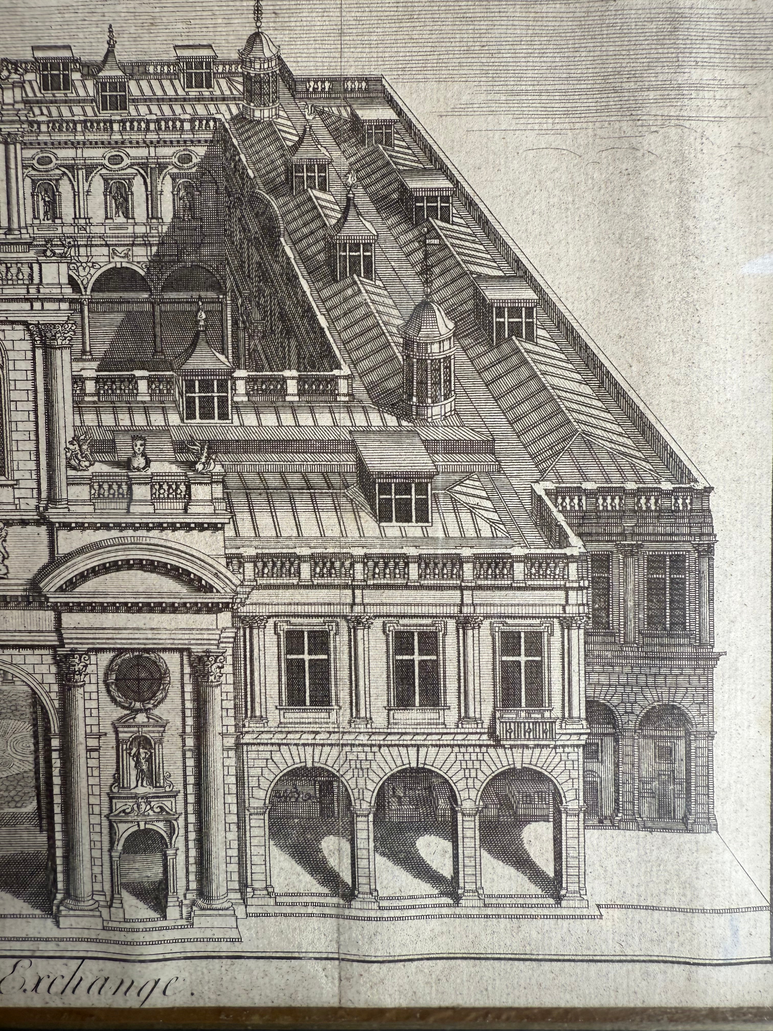 19th Century Engraving of the Royal Exchange, London