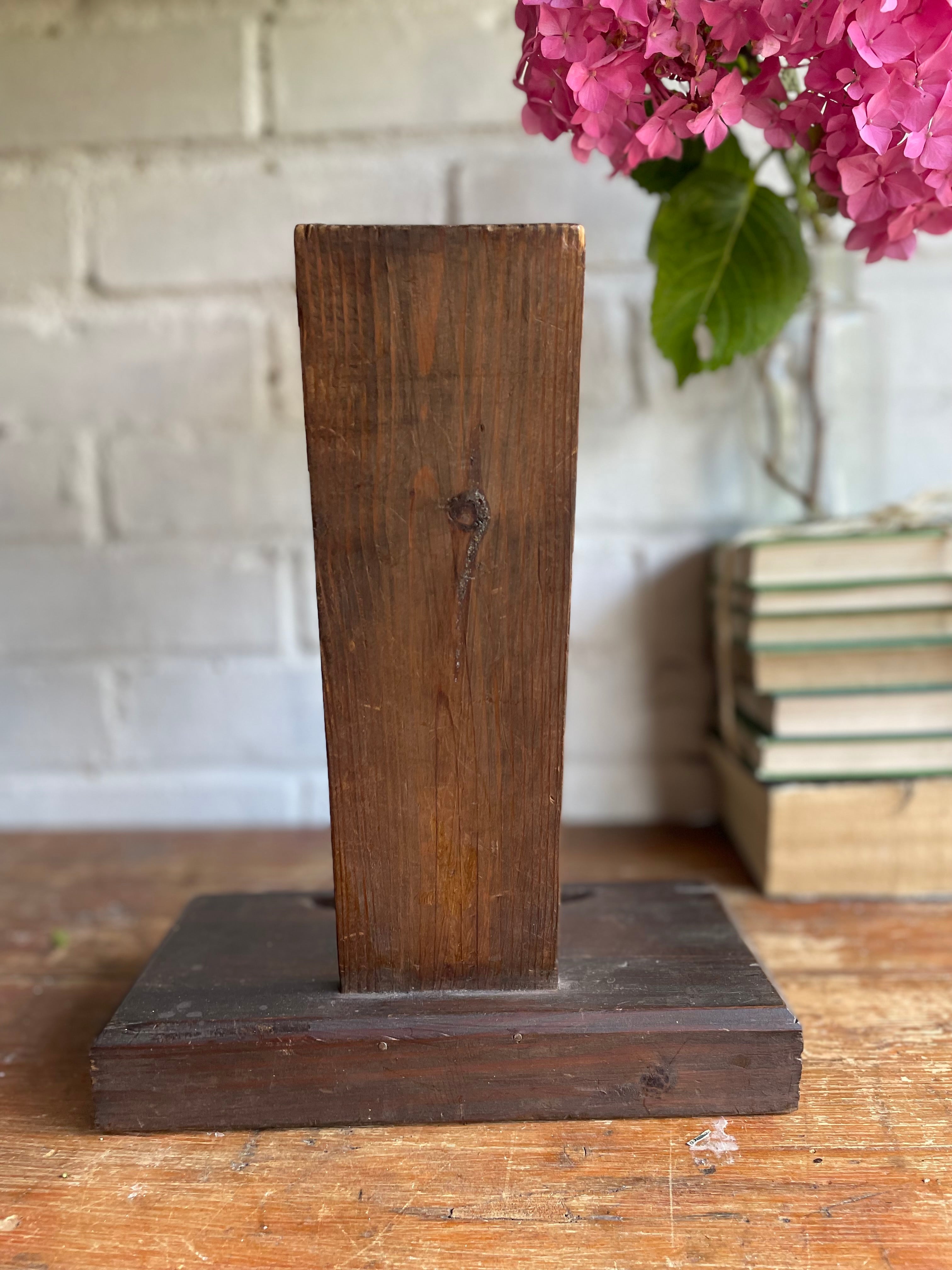 19th Century Oak Stand for Decorative Plates