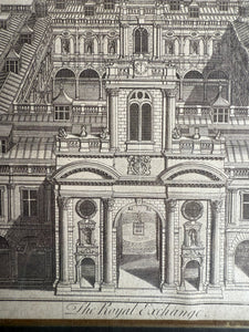 19th Century Engraving of the Royal Exchange, London