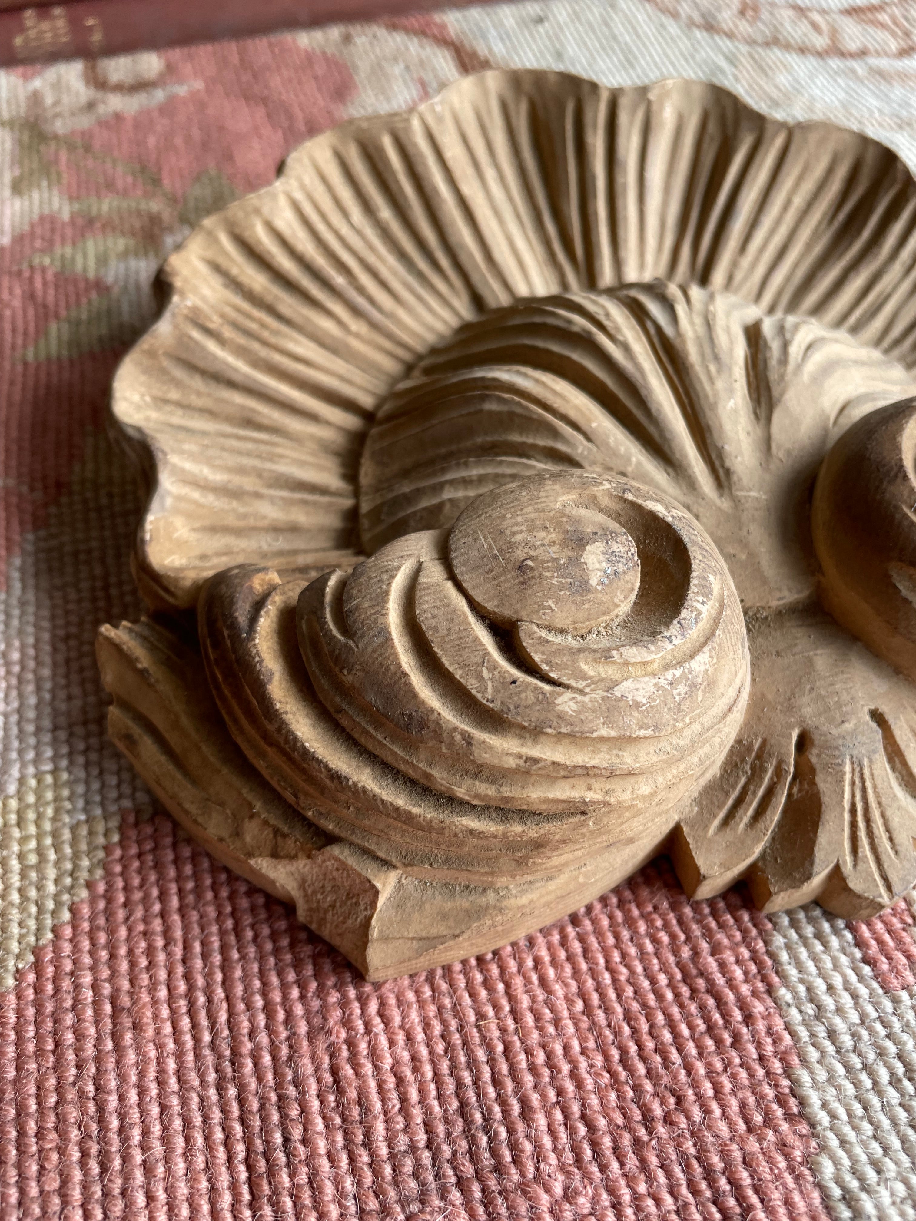 French Plaster Pediment