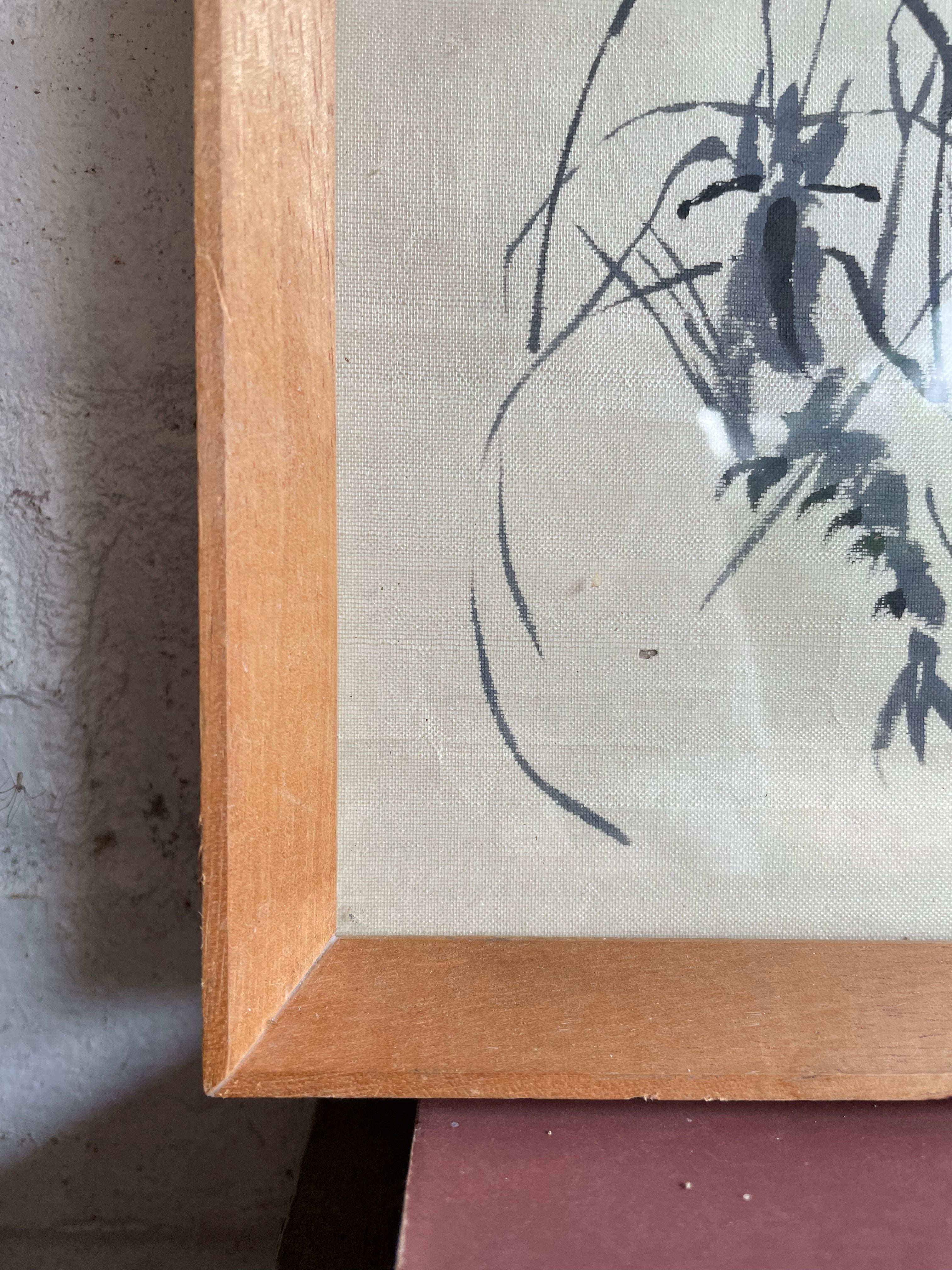 Crayfish: Painting on Silk