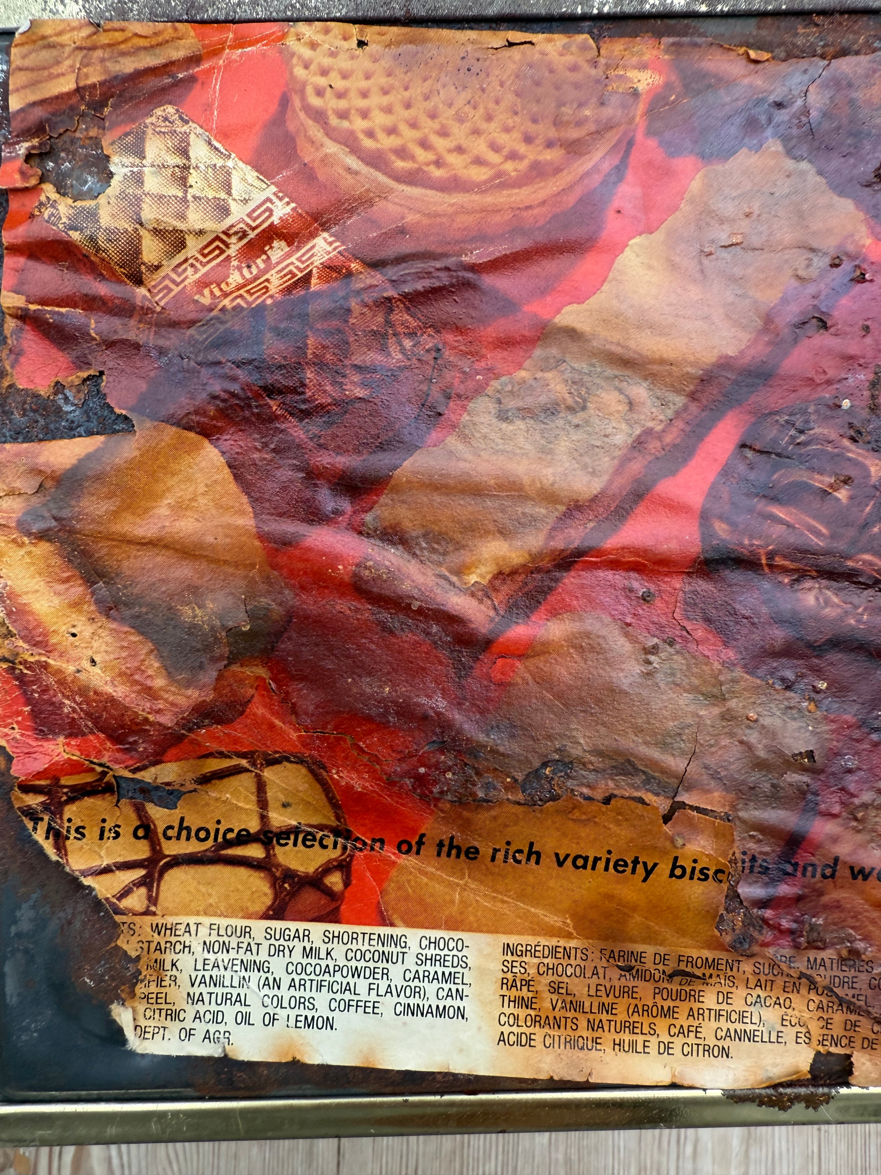 1950s Biscuit Treasure Chest Tin