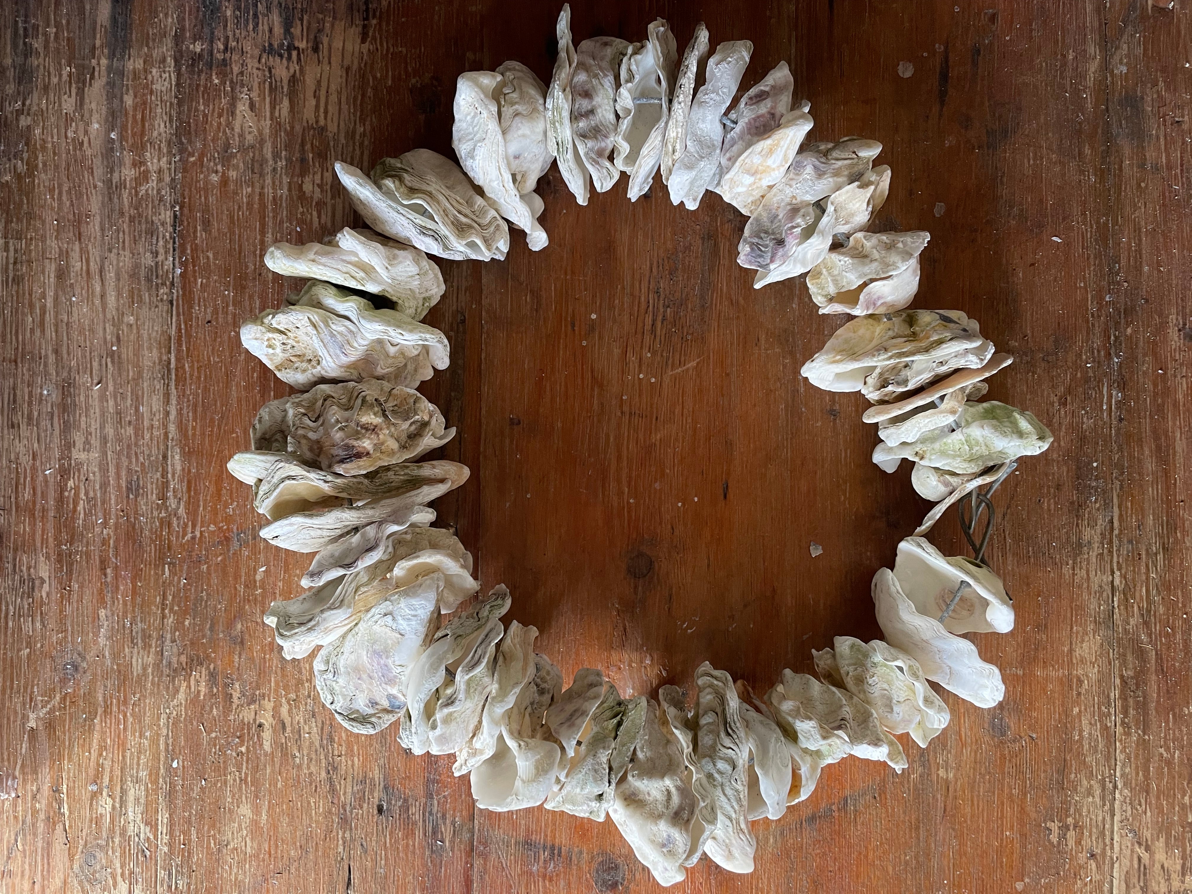 Clam Shells Wreath Wall Hanging 2