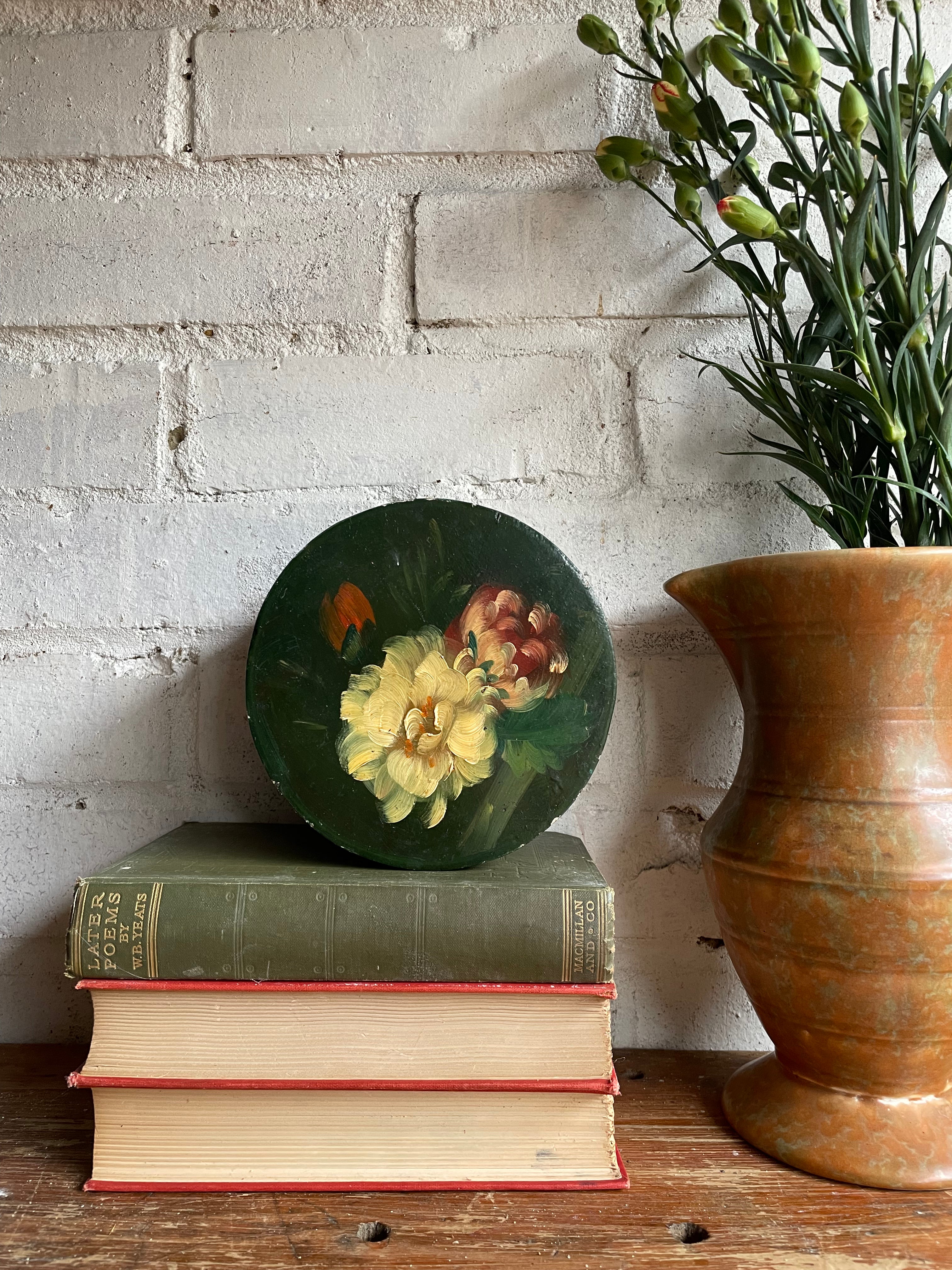 Handpainted Floral Wooden Box