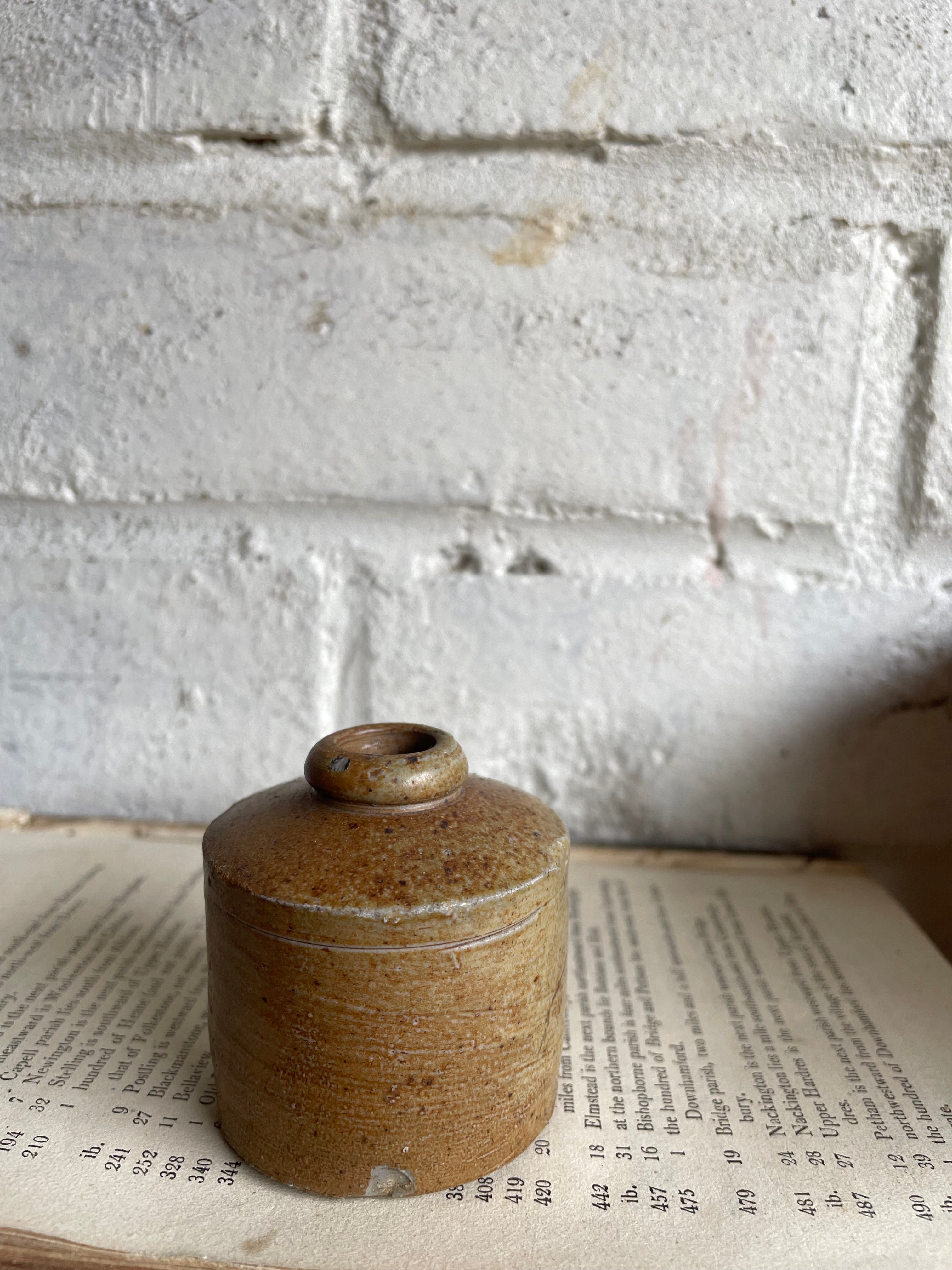 Trio of Antique Stoneware Bottles