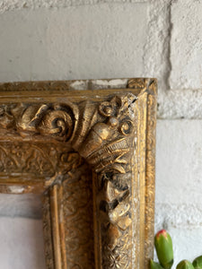 19th Century Decorative Carved Gilt Frame