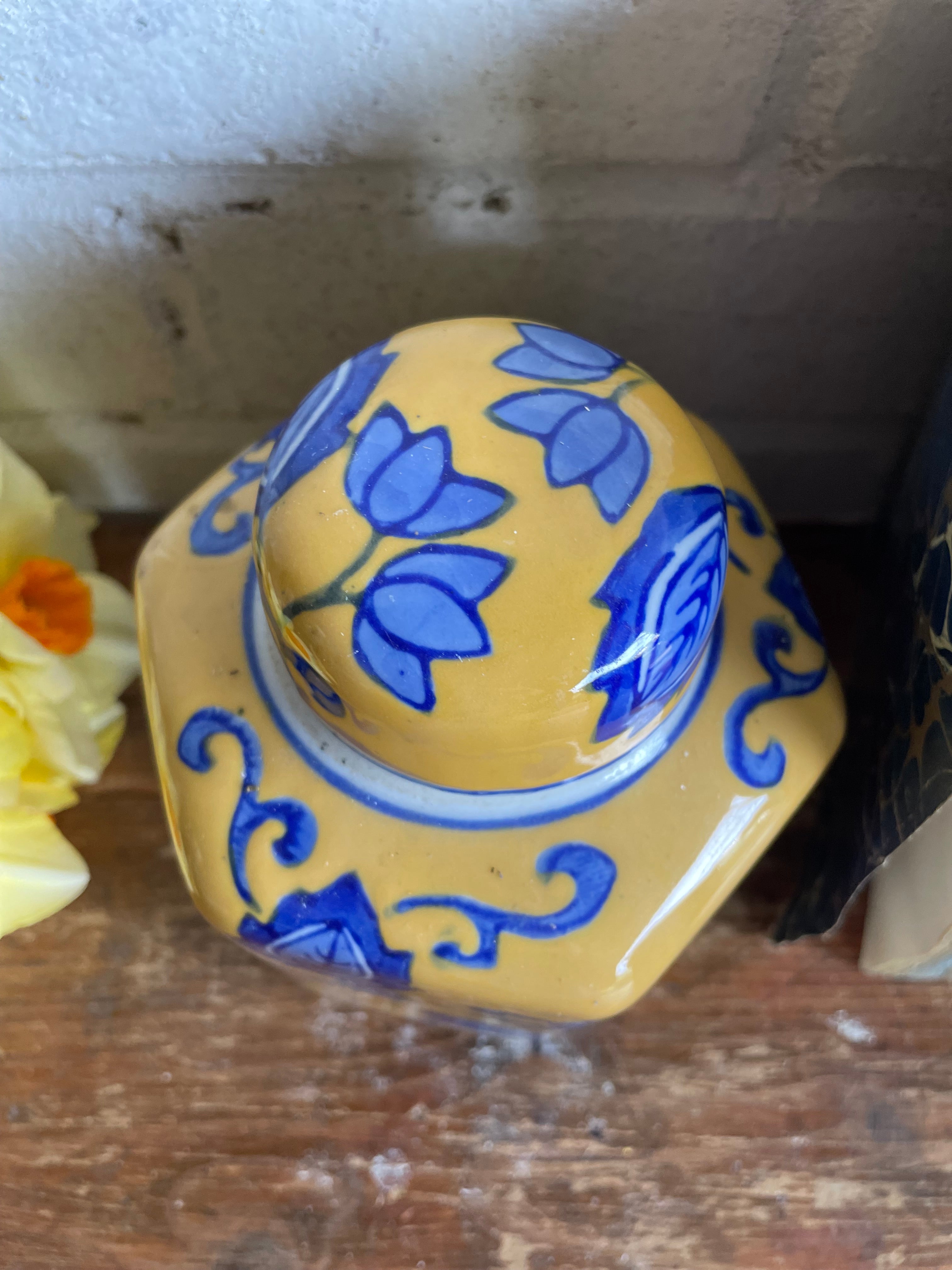 19th Century Floral Ginger Jar: Was £40 now £28 at checkout