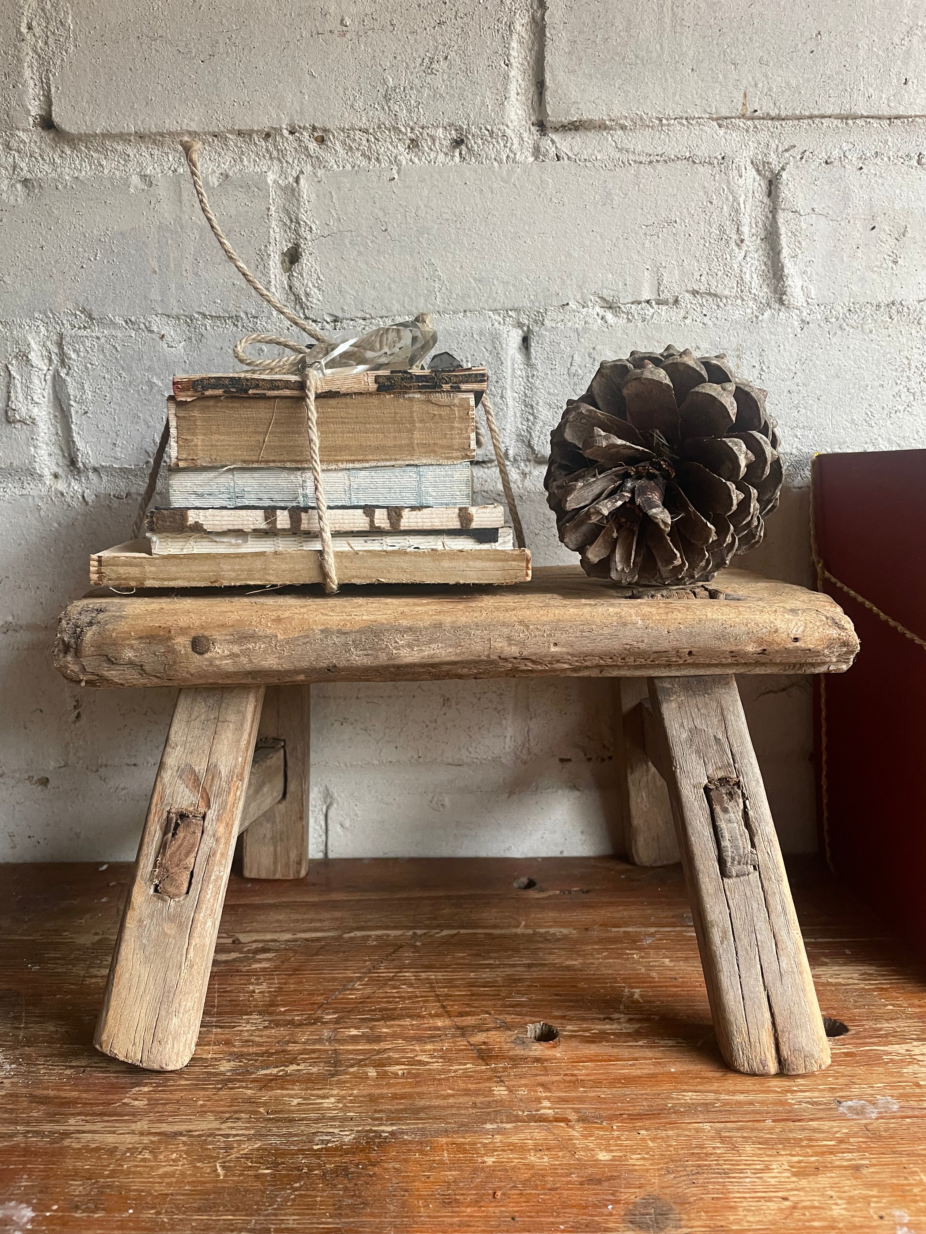 Little Rustic Stool 2